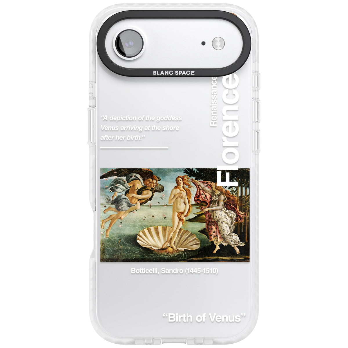 Birth Of Venus iPhone Air Impact Clear Phone Case front