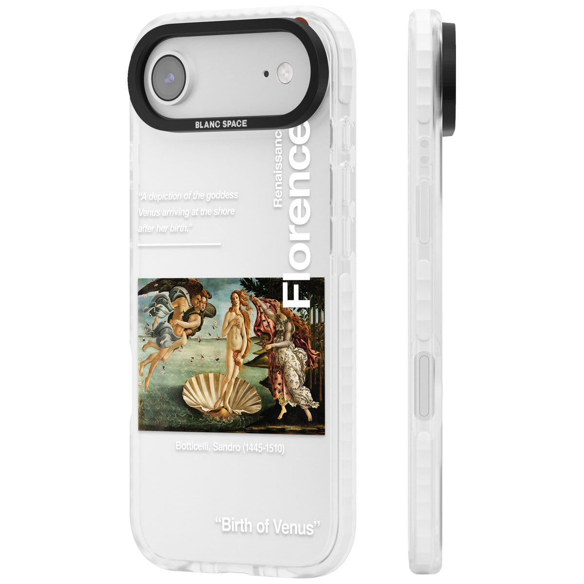 Birth Of Venus iPhone Air Impact Clear Phone Case side