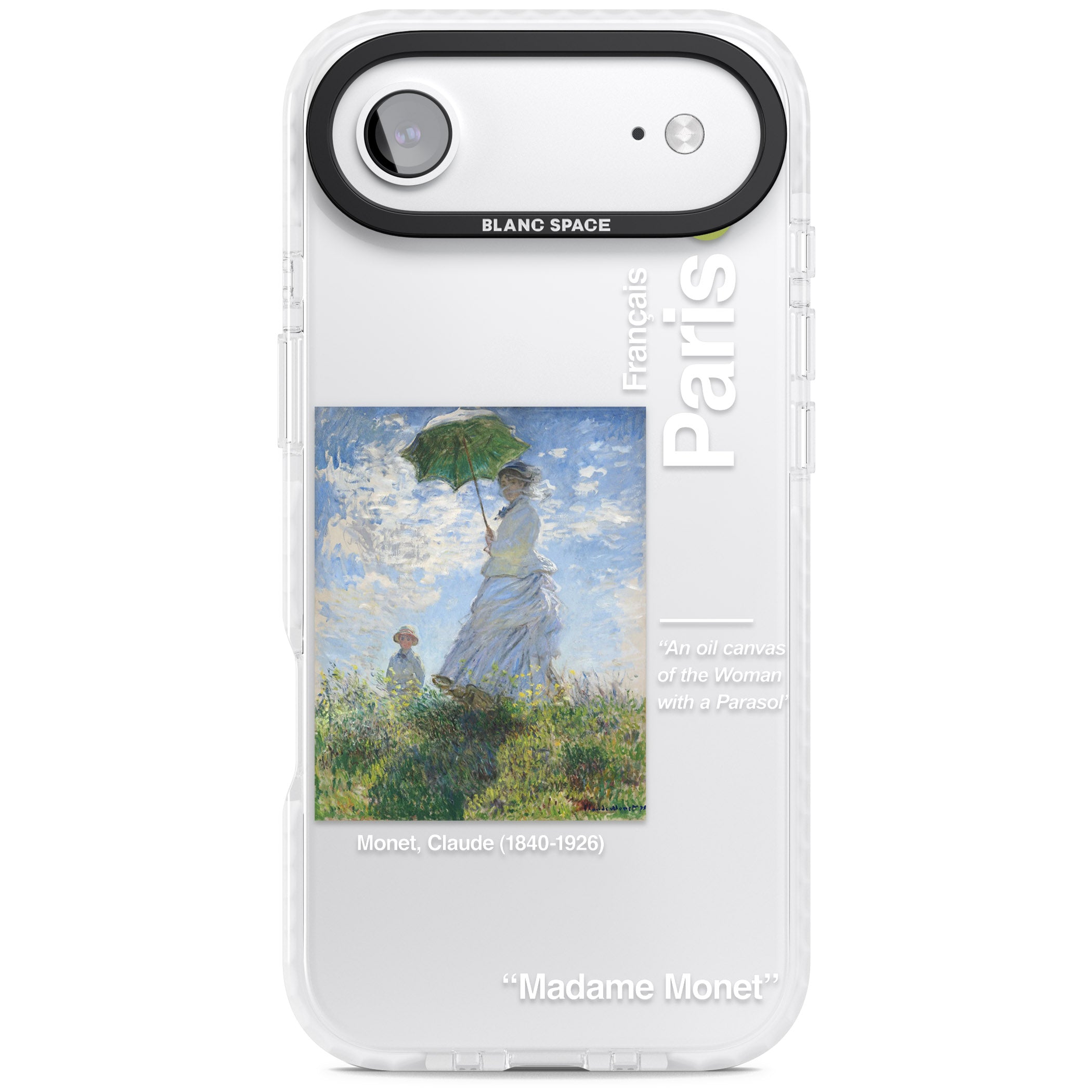 Madame Monet And Her Son iPhone 17 Air Impact Clear Phone Case
