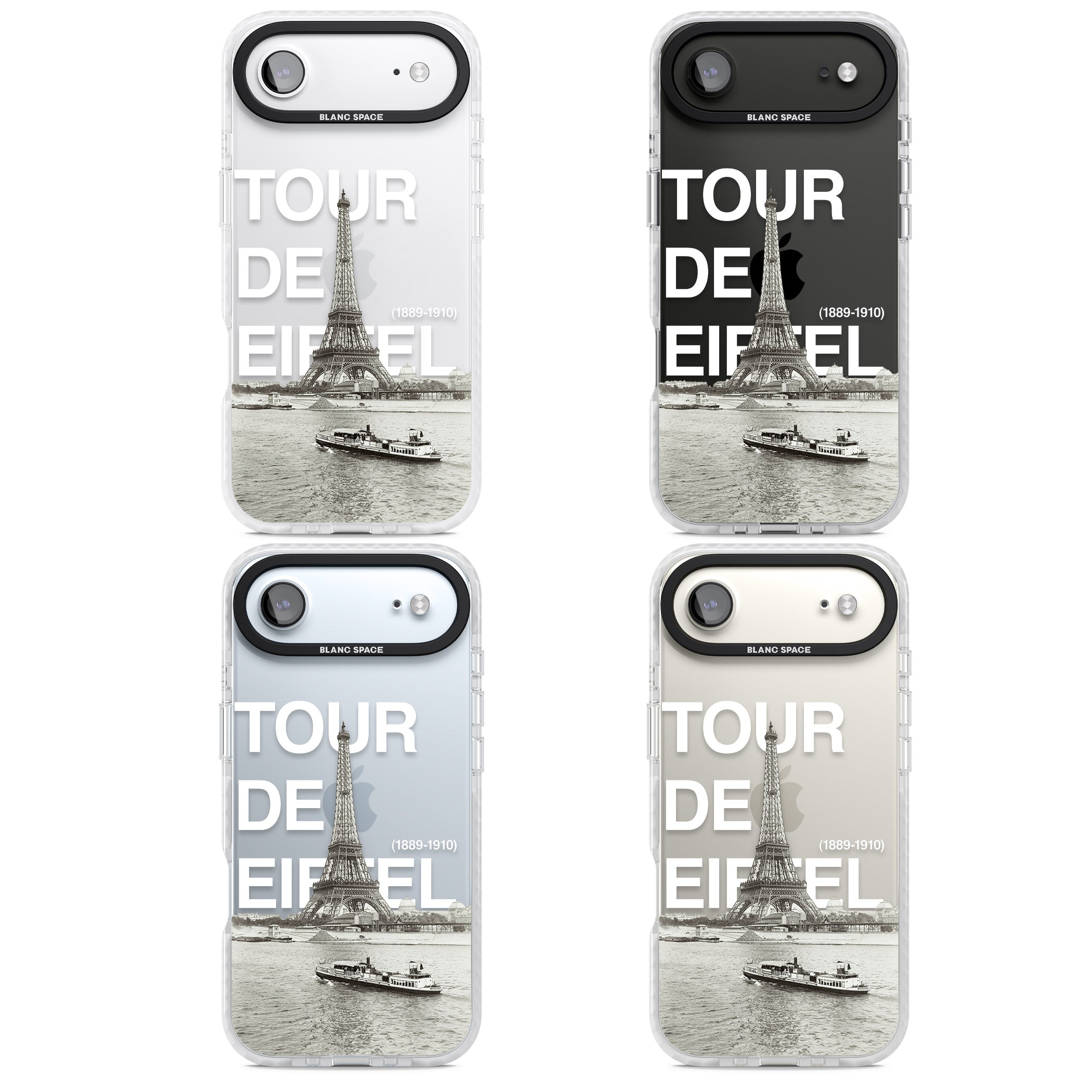 Tour De Eiffel iPhone 17 Air Impact Clear Phone Case APT Impact Protection