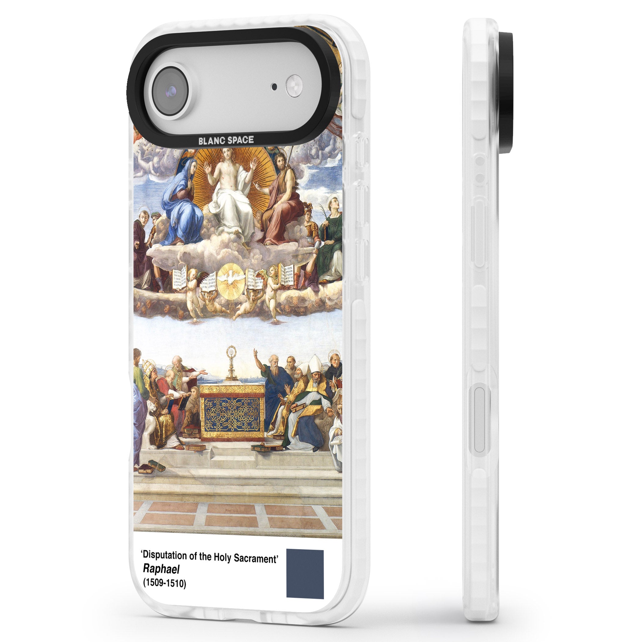 Disputation Of The Holy Sacrament iPhone 17 Air Impact Clear Phone Case Side Profile