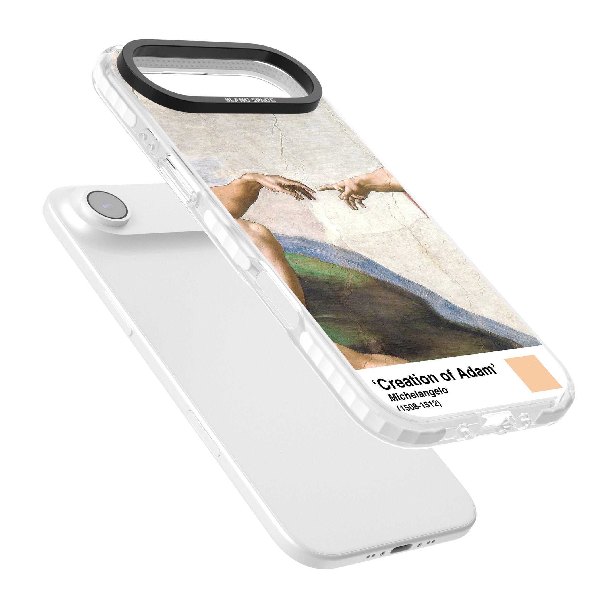 Creation Of Adam iPhone 17 Air Impact Clear Phone Case Colours