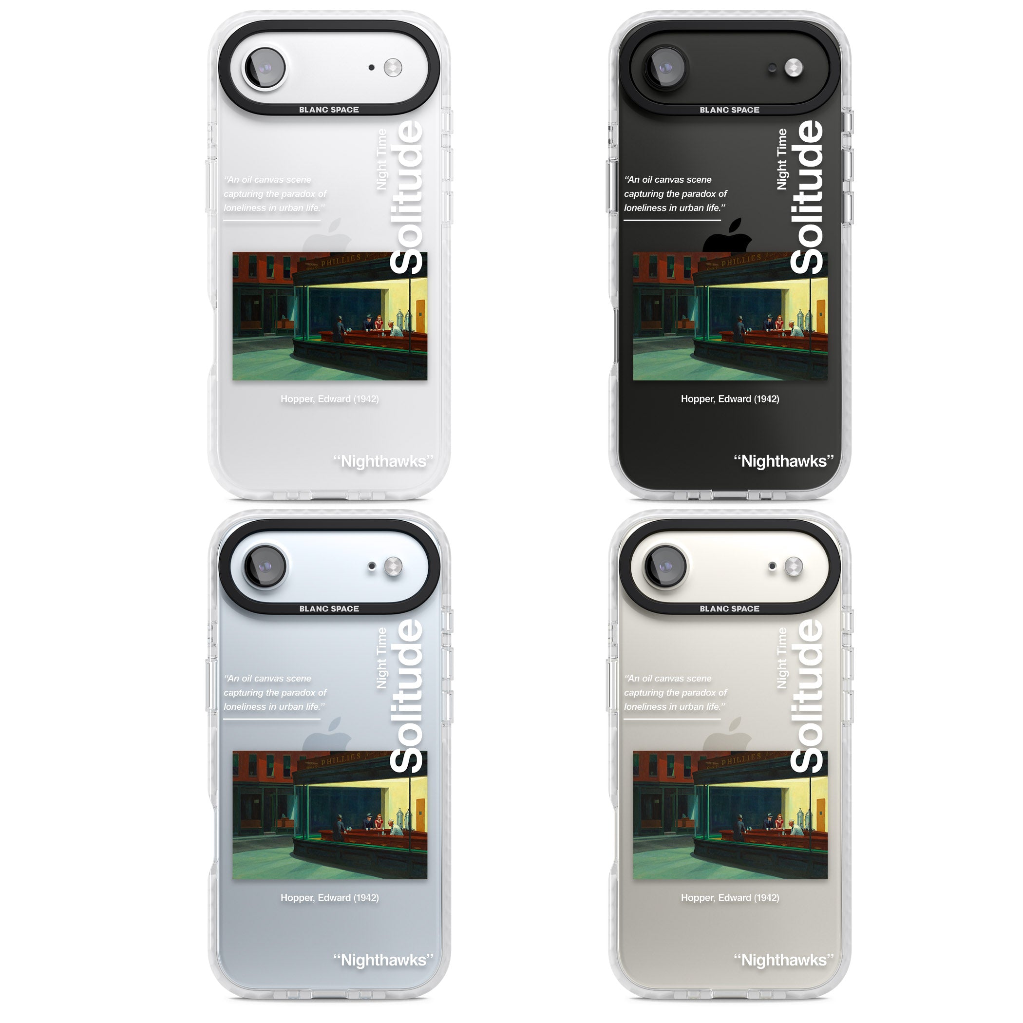 Nighthawks iPhone 17 Air Impact Clear Phone Case APT Impact Protection