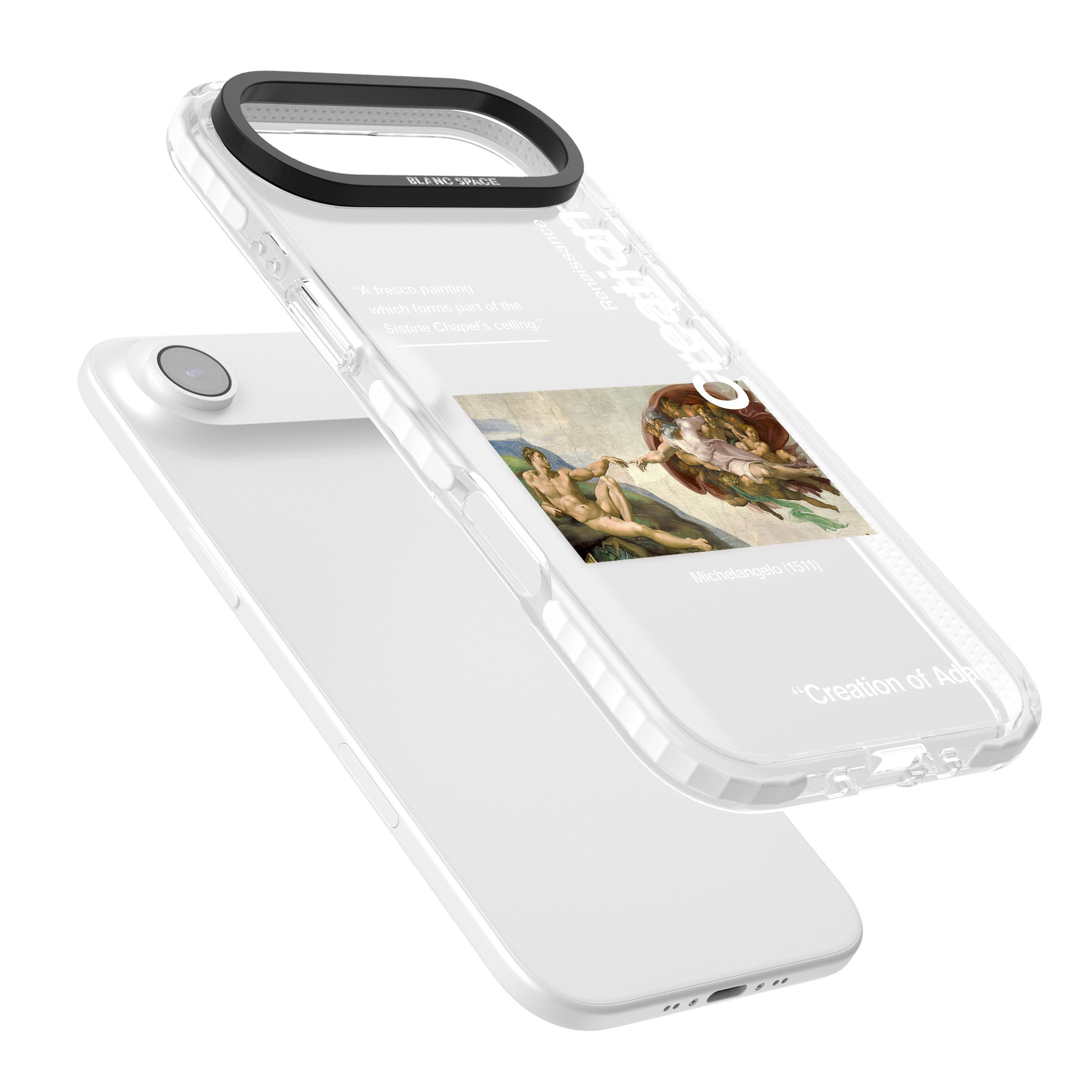 Creation Of Adam Michelangelo iPhone 17 Air Impact Clear Phone Case Colours
