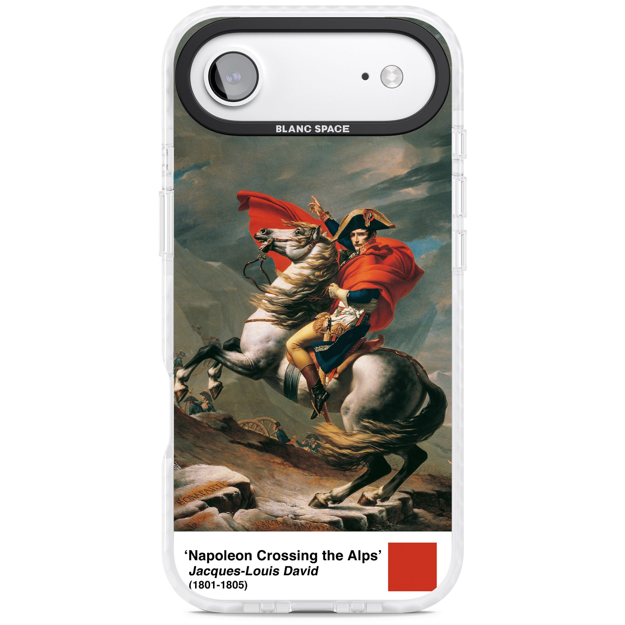 Napoleon Crossing The Alps iPhone 17 Air Impact Clear Phone Case