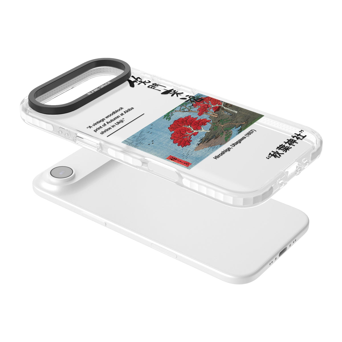 Akiba Shrine In Ukiji iPhone Air Impact Clear Phone Case angled