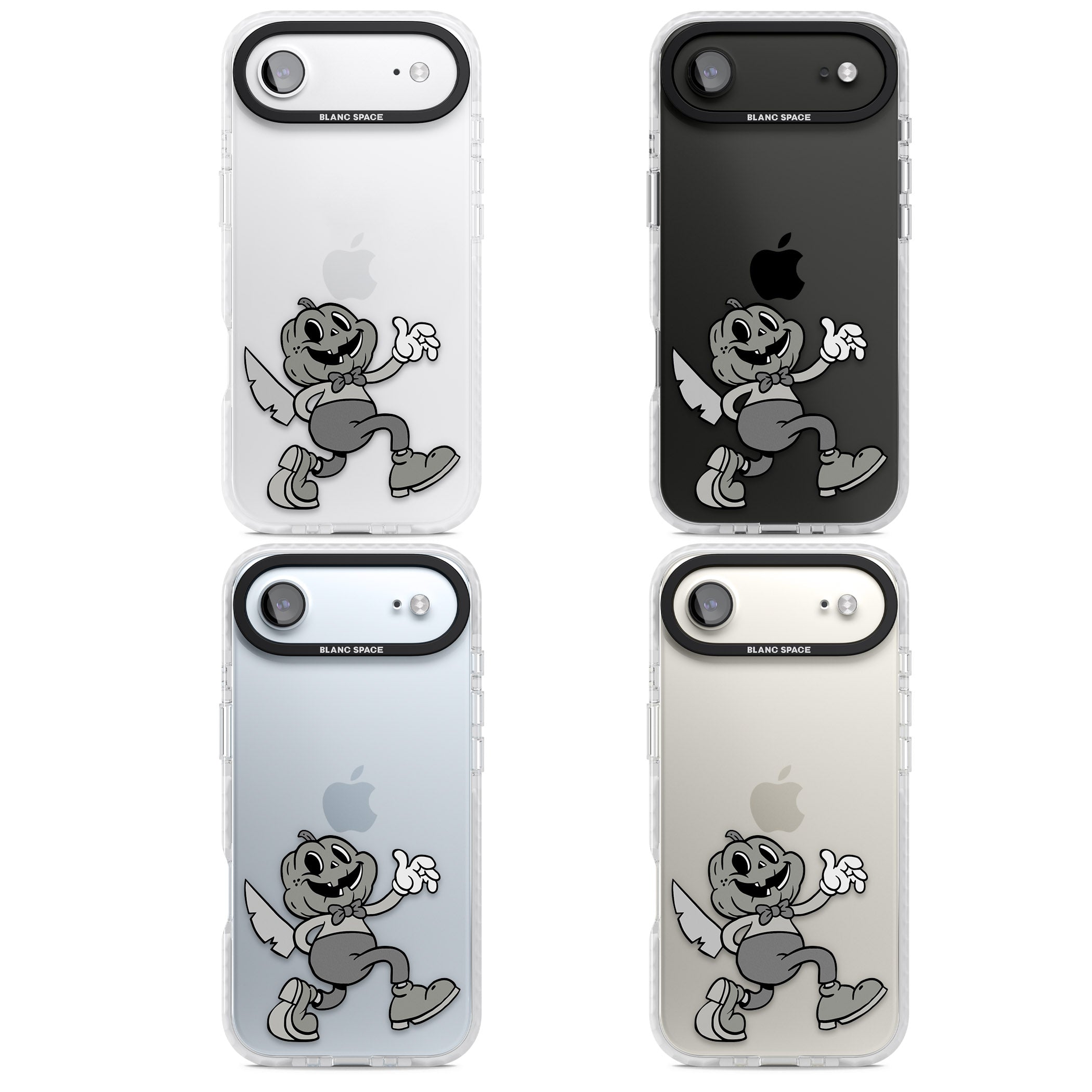 Jack O' Slasher iPhone 17 Air Impact Clear Phone Case APT Impact Protection