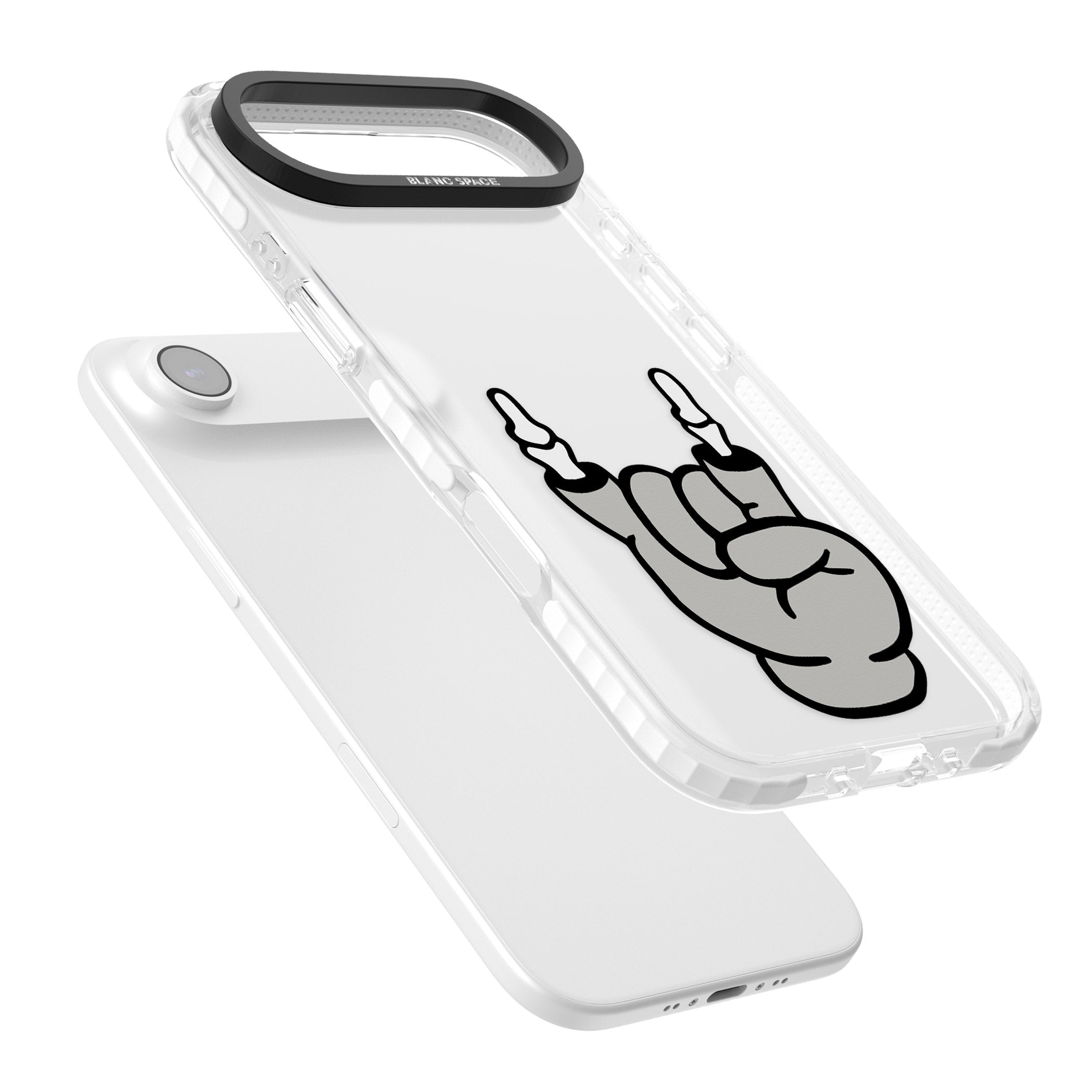 Rock 'Til You Drop iPhone 17 Air Impact Clear Phone Case Colours