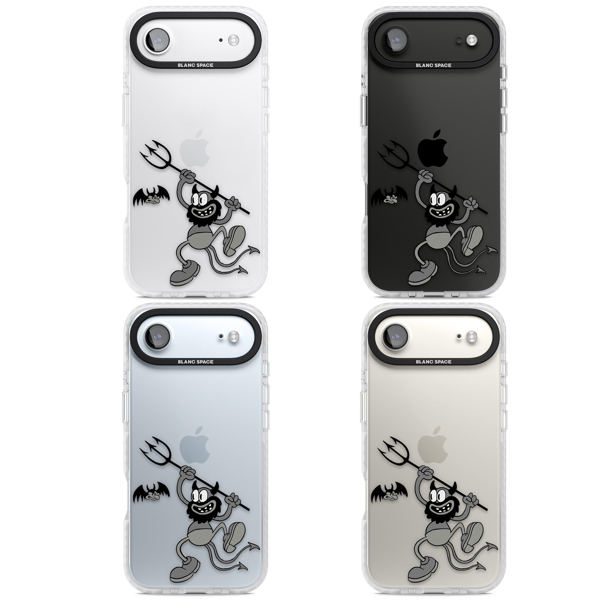Dancing Devil iPhone 17 Air Impact Clear Phone Case APT Impact Protection