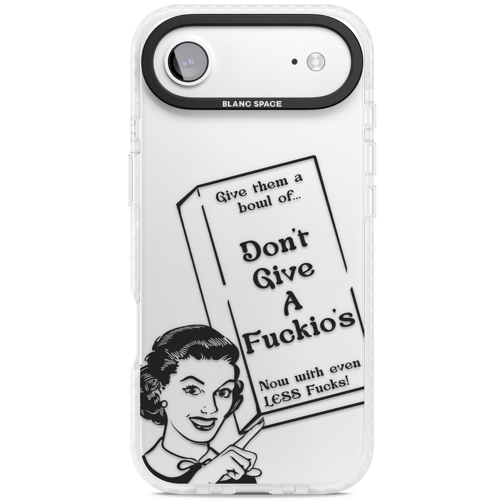 Dont Give A F Ckios Cereal iPhone 17 Air Impact Clear Phone Case