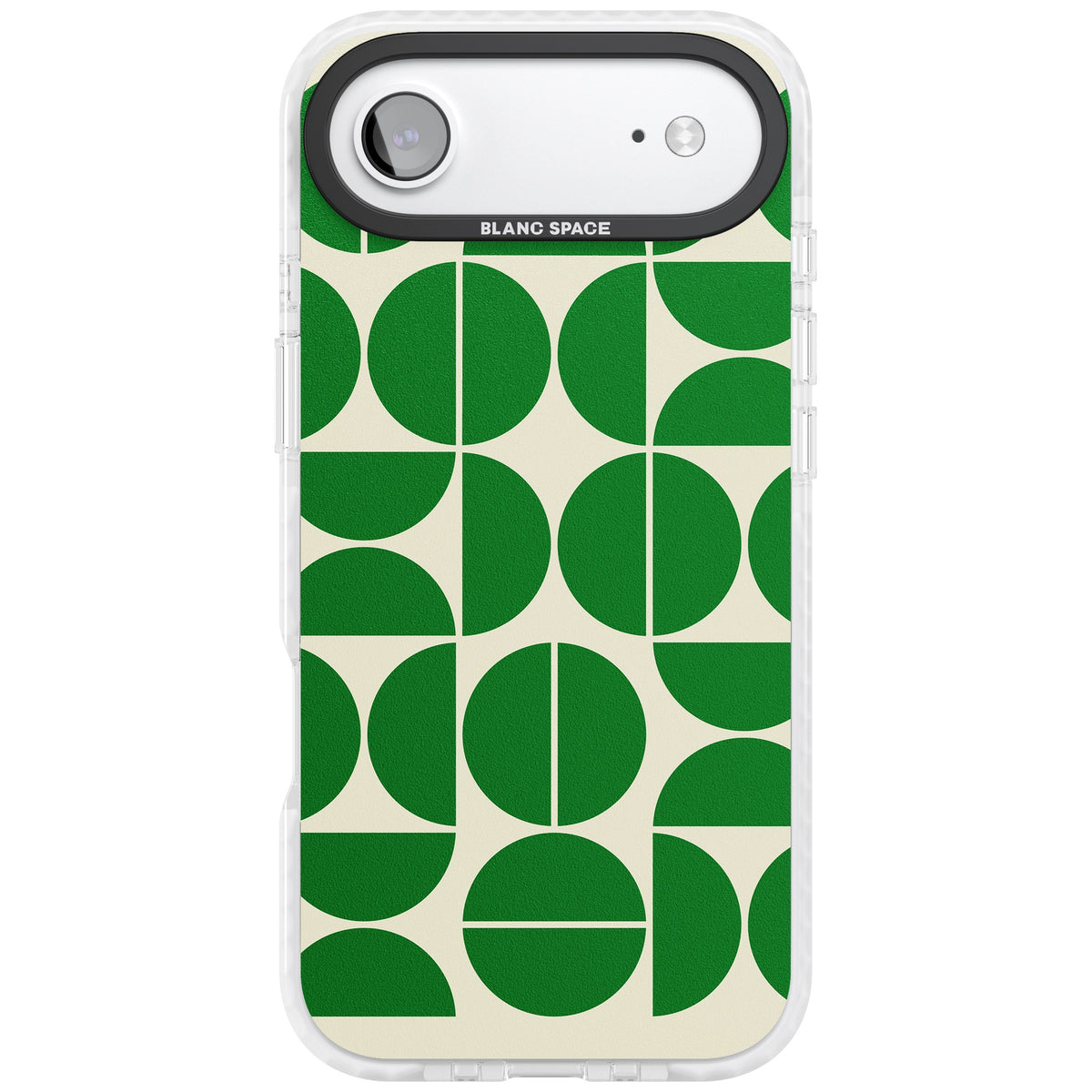 Bauhaus Green iPhone Air Impact Clear Phone Case front