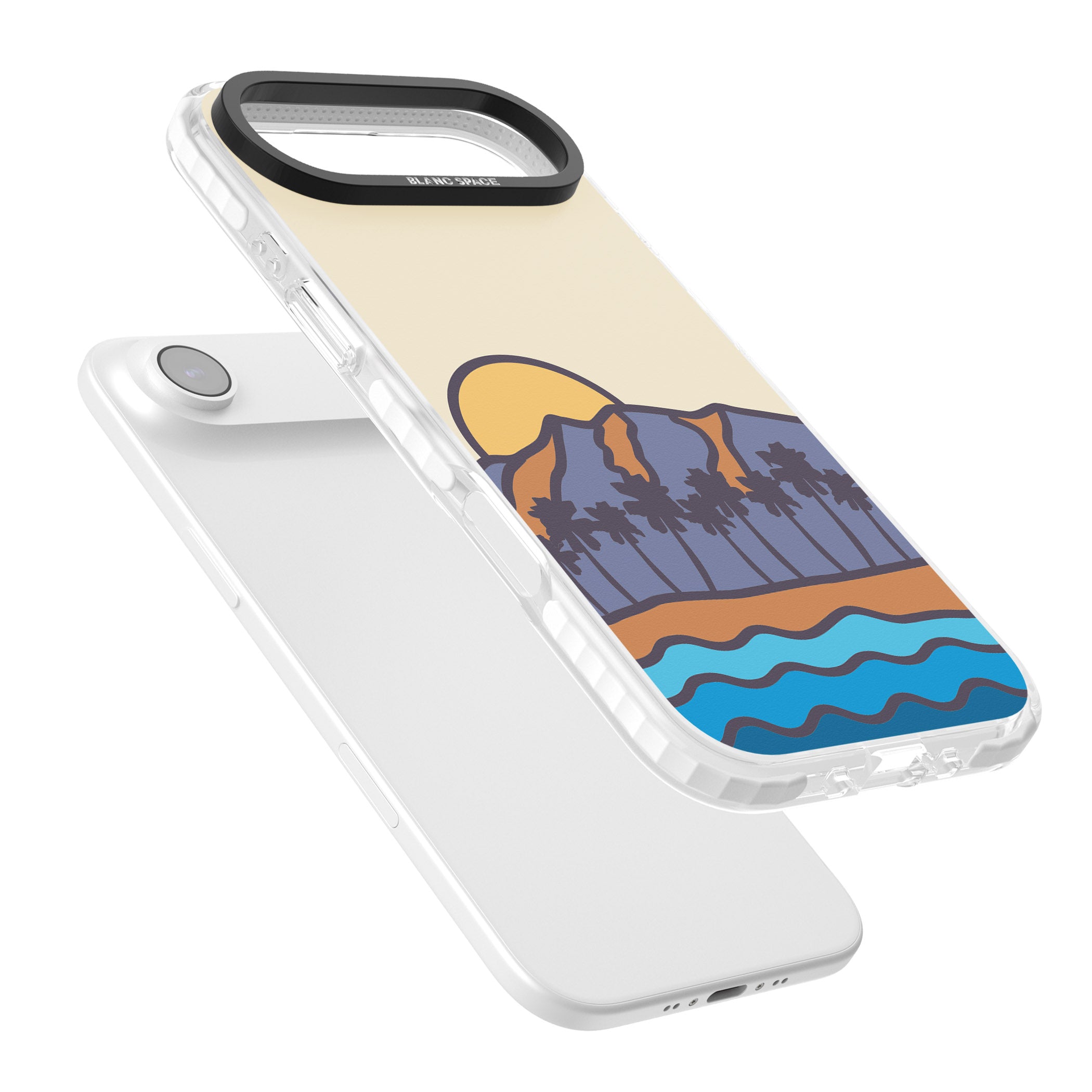 South Sunset iPhone 17 Air Impact Clear Phone Case Colours