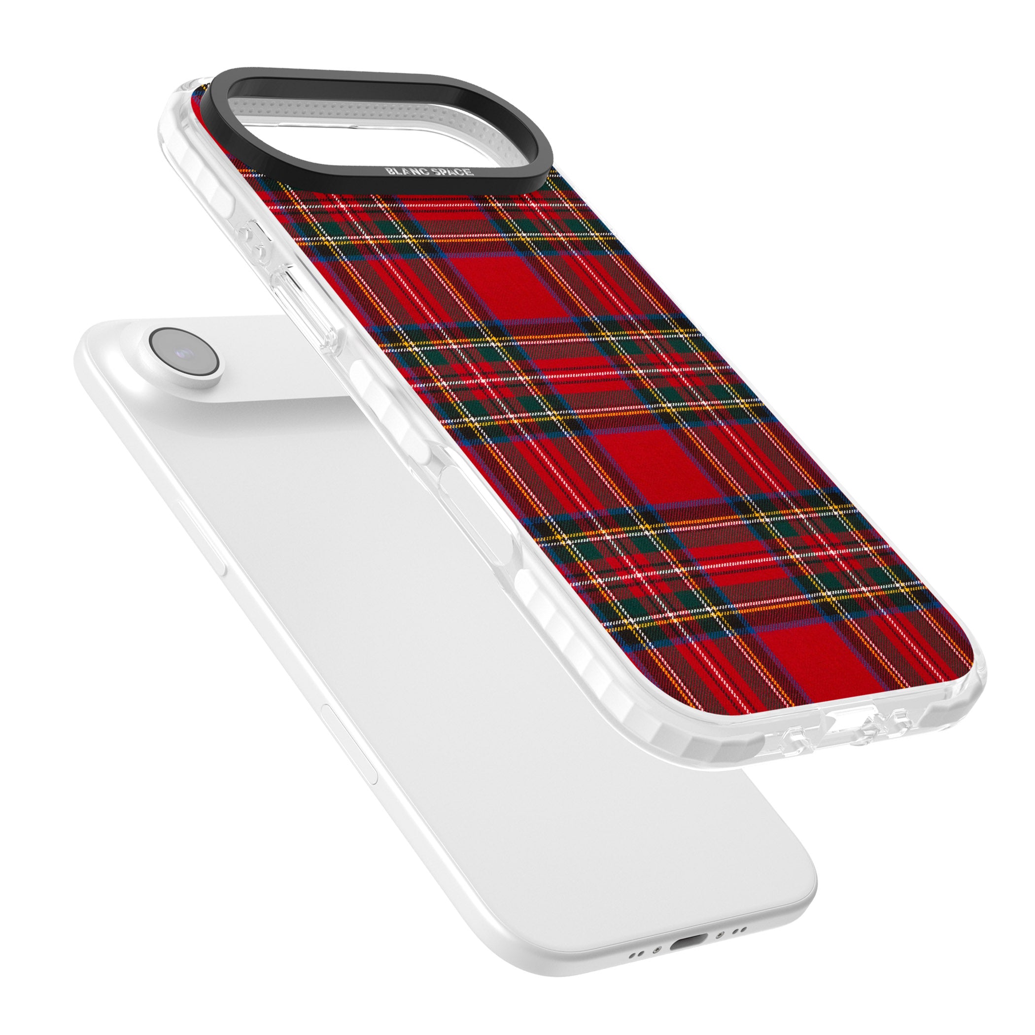 Royal Stewart Tartan iPhone 17 Air Impact Clear Phone Case Colours