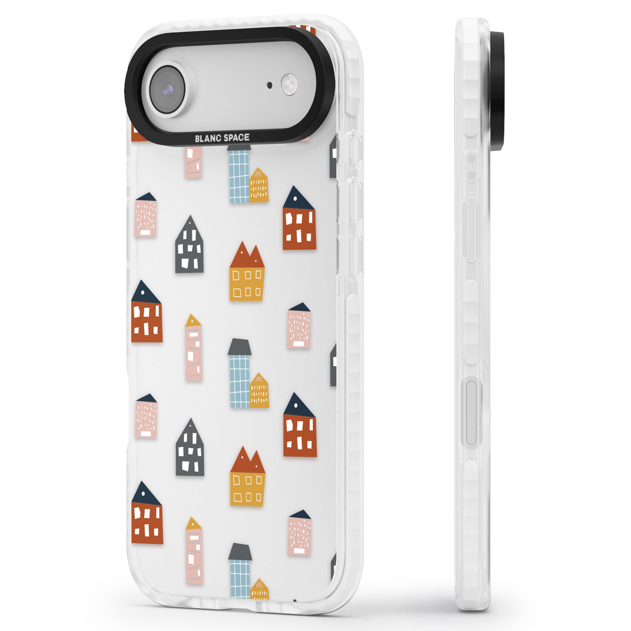 Scandi Village iPhone 17 Air Impact Clear Phone Case Side Profile