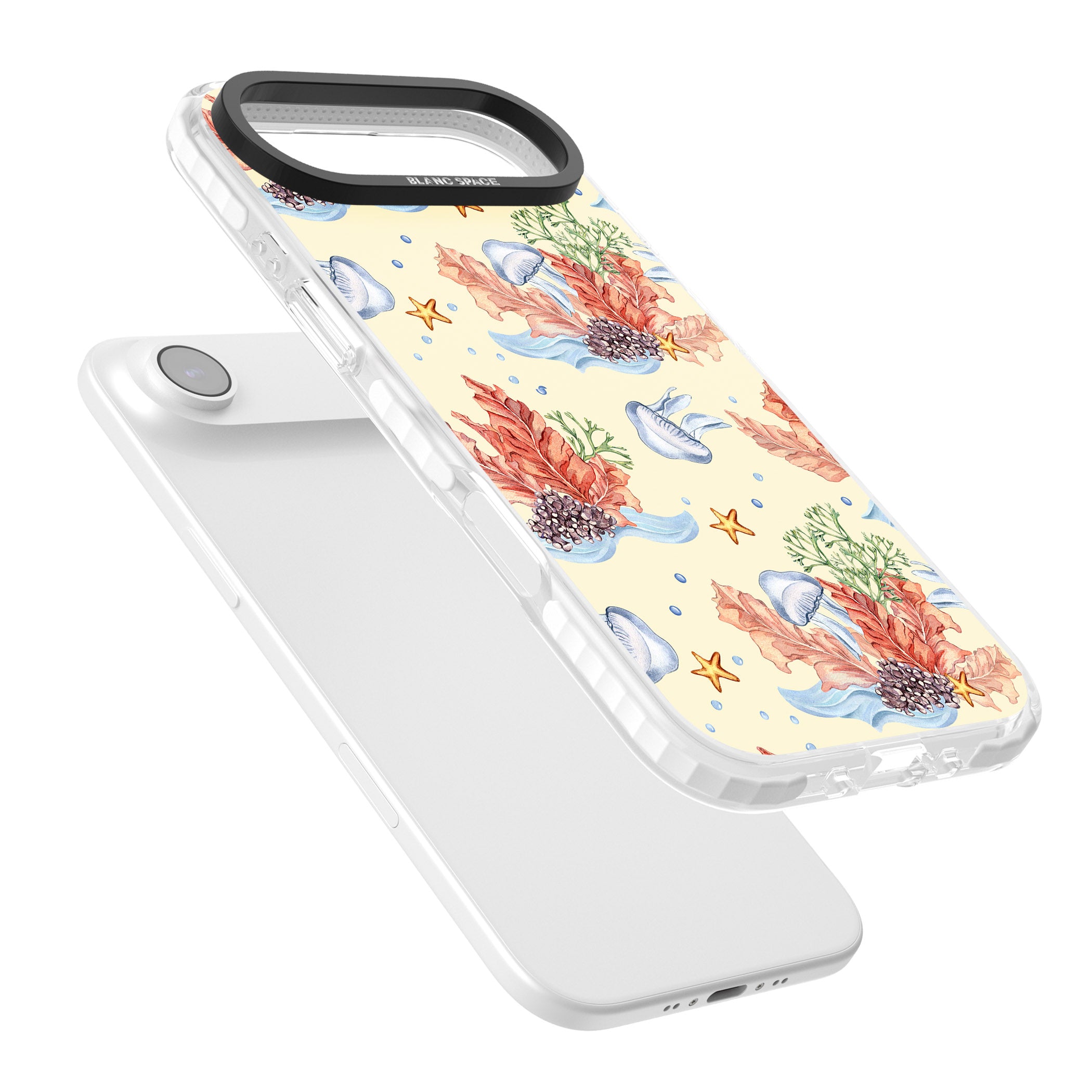 Coral Reef iPhone 17 Air Impact Clear Phone Case Colours