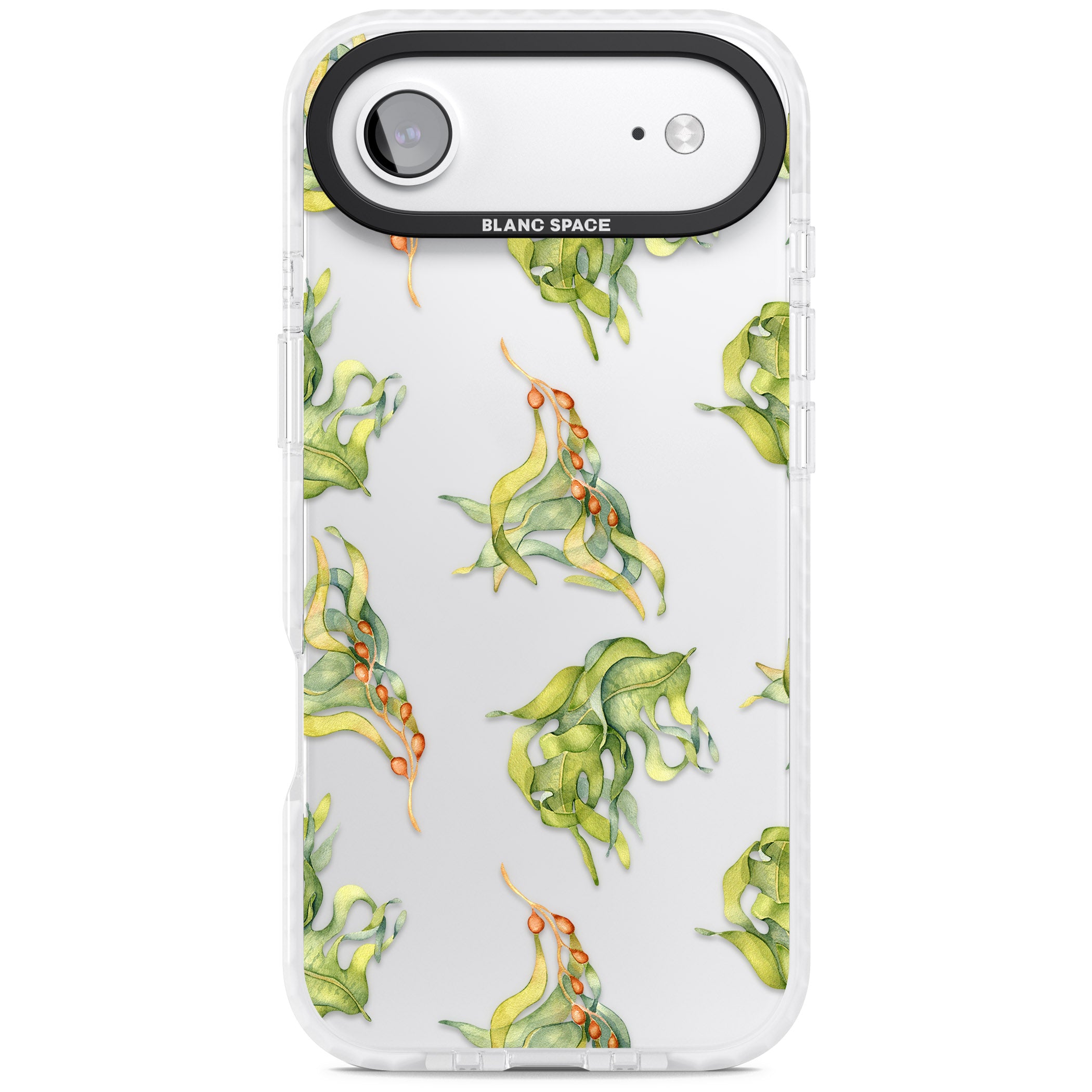 Flowing Seaweed Watercolor iPhone 17 Air Impact Clear Phone Case