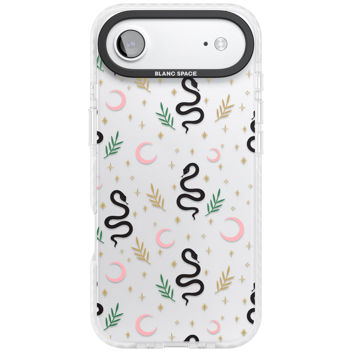 Snakes & Moons iPhone Air Impact Clear Phone Case front