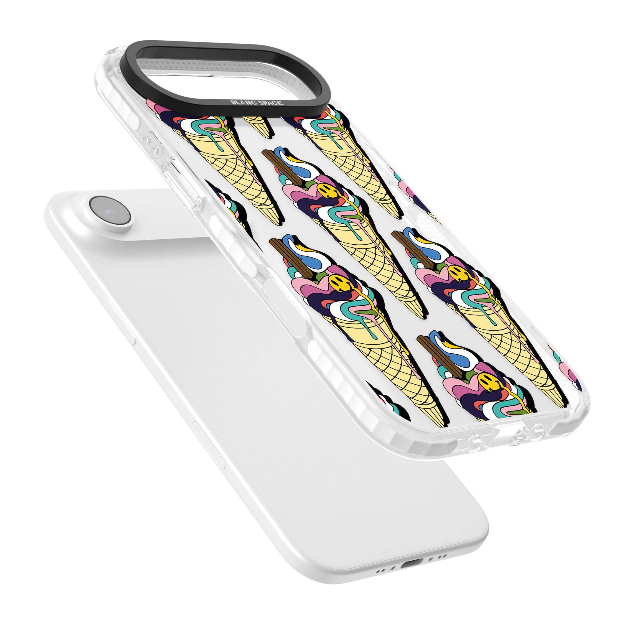Trip & Drip Ice Cream iPhone 17 Air Impact Clear Phone Case Colours