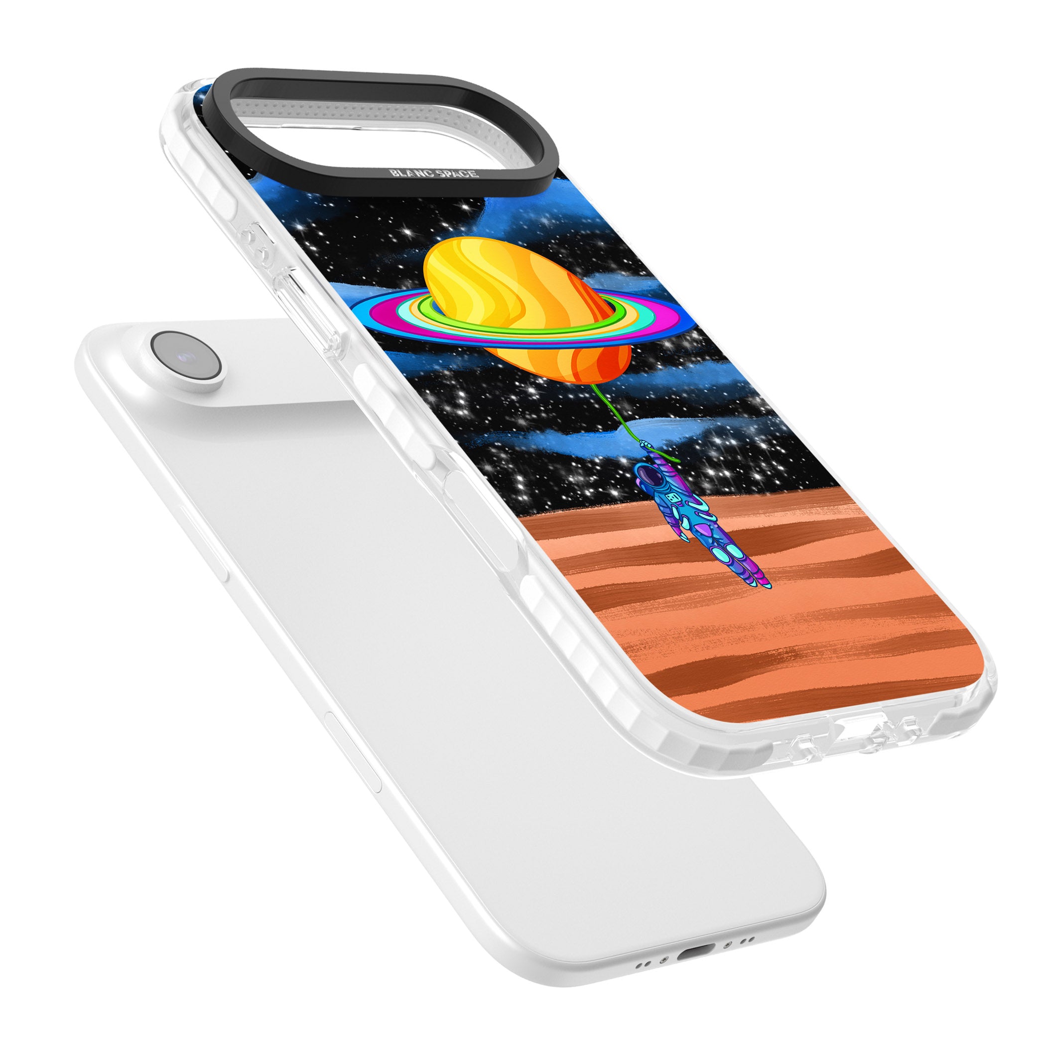 World On Helium iPhone 17 Air Impact Clear Phone Case Colours