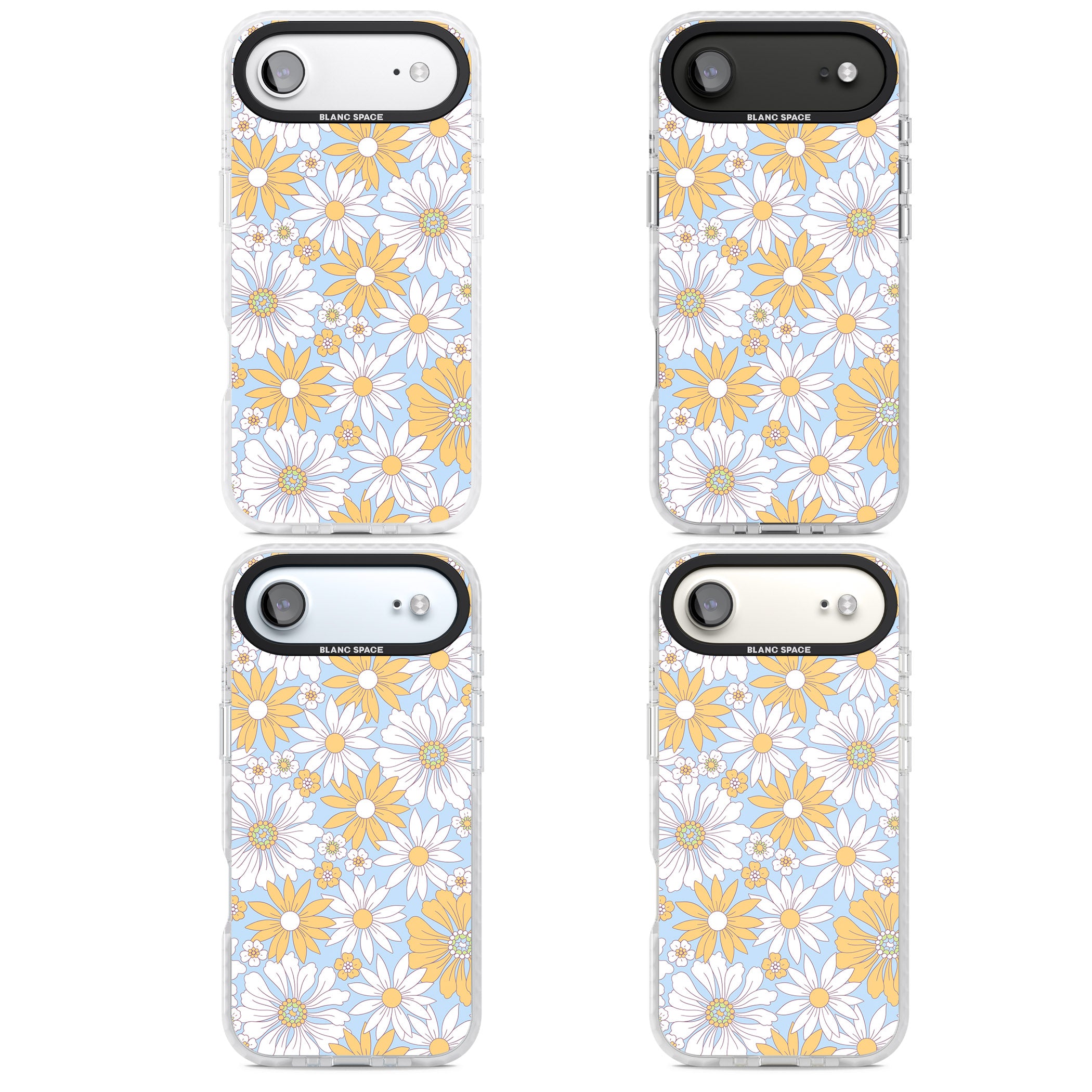 Summers Day Flower Mix iPhone 17 Air Impact Clear Phone Case APT Impact Protection