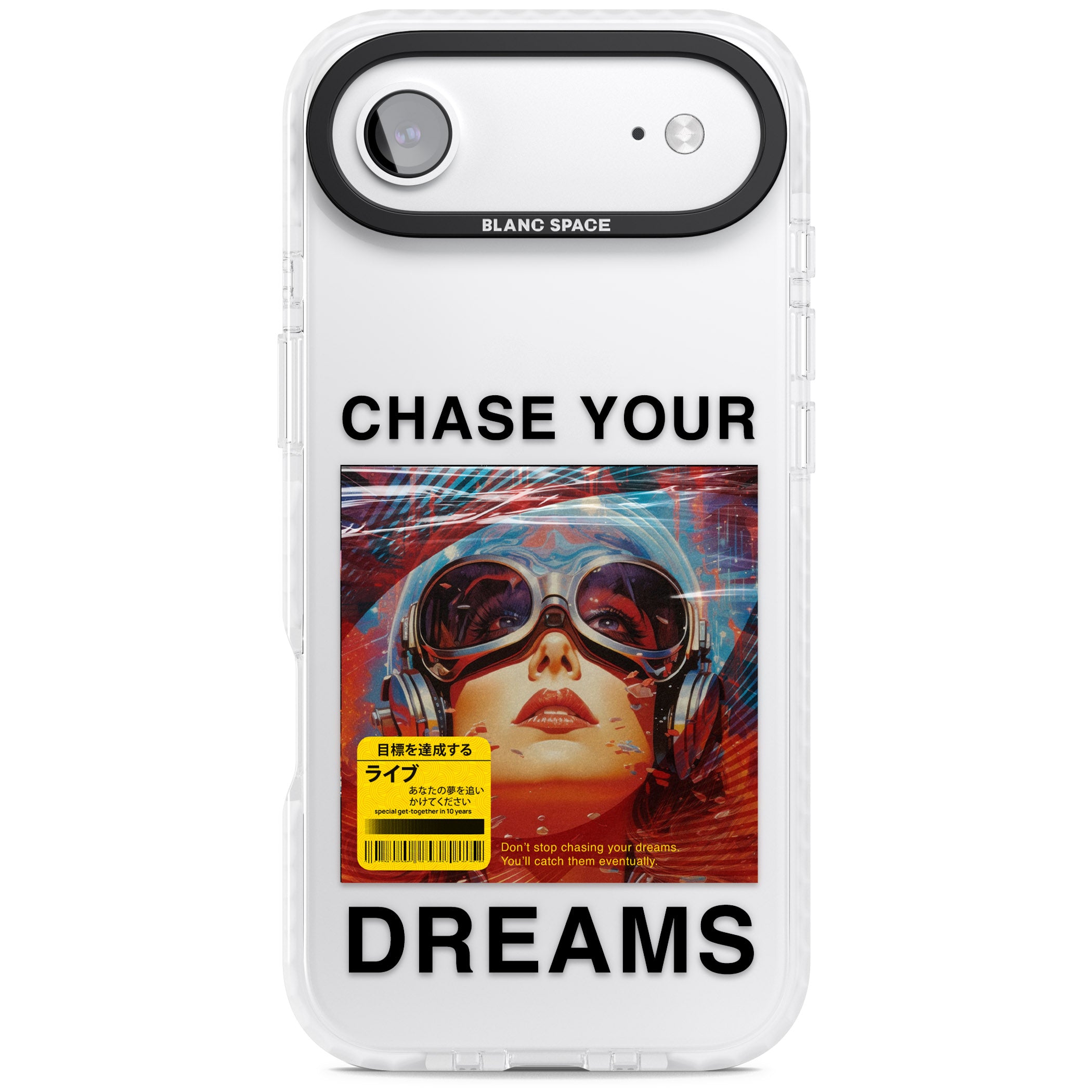 Chase Your Dreams iPhone 17 Air Impact Clear Phone Case