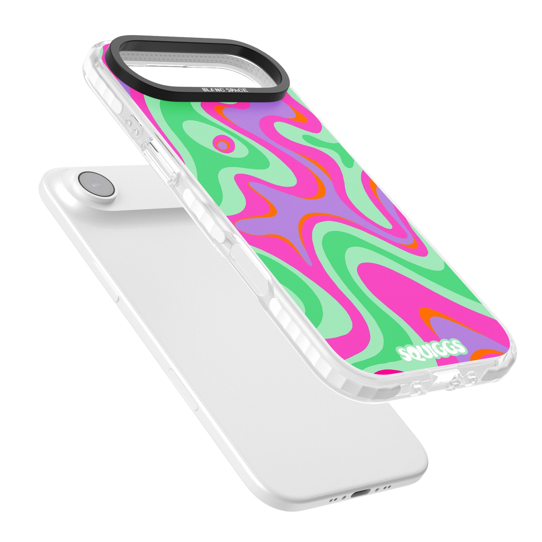 Pink Lava iPhone 17 Air Impact Clear Phone Case Colours