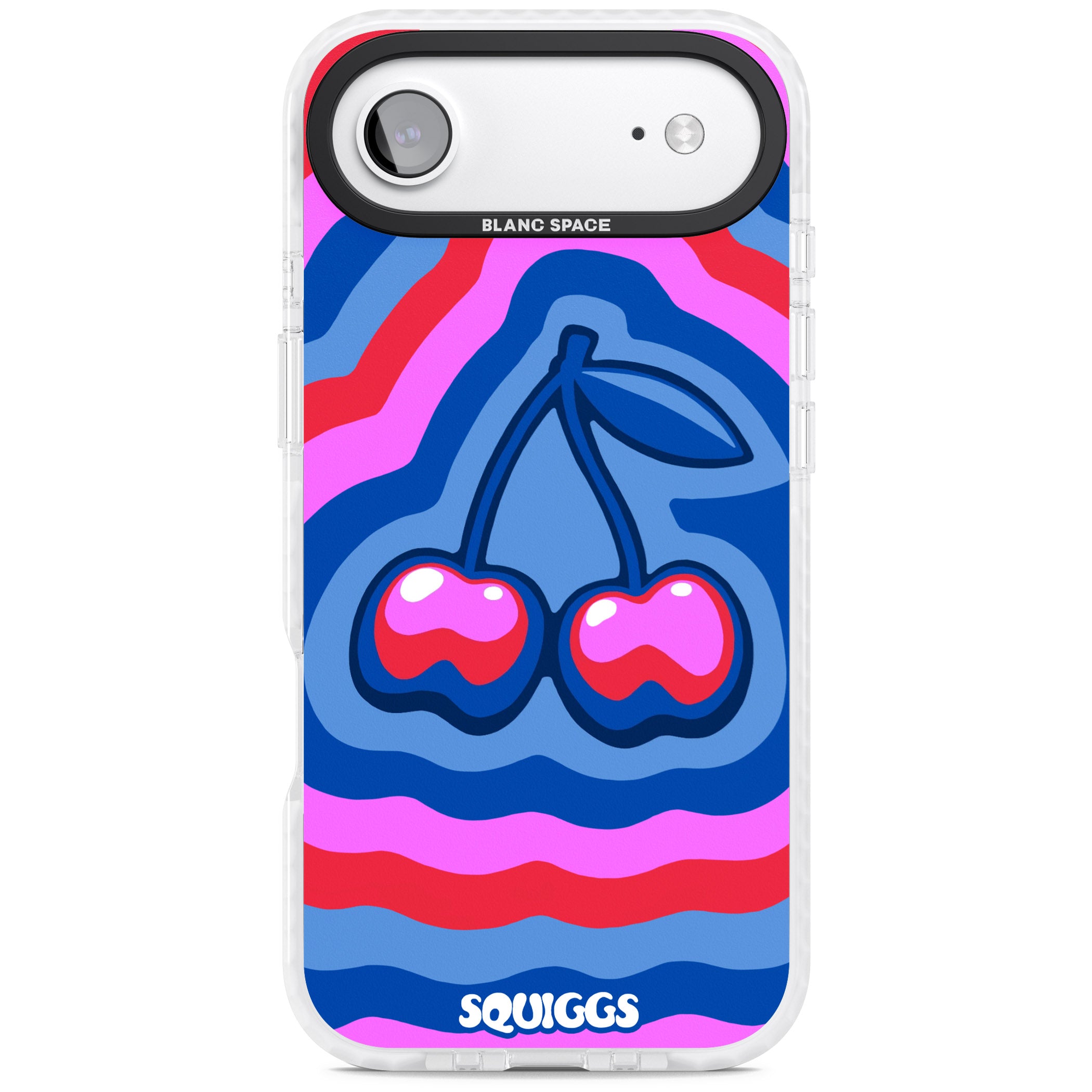 Cherry Rainbow iPhone 17 Air Impact Clear Phone Case