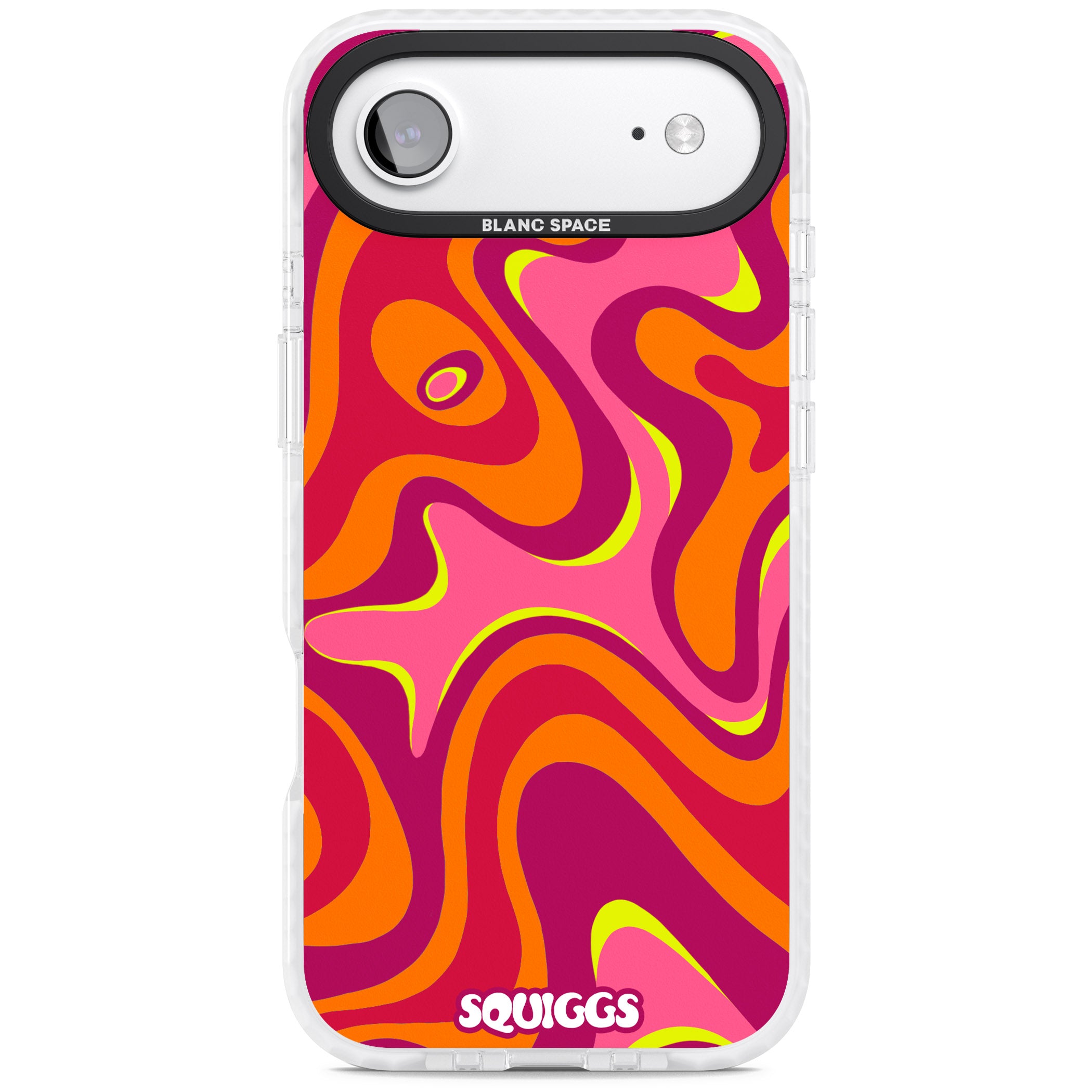 Hot Lava iPhone 17 Air Impact Clear Phone Case