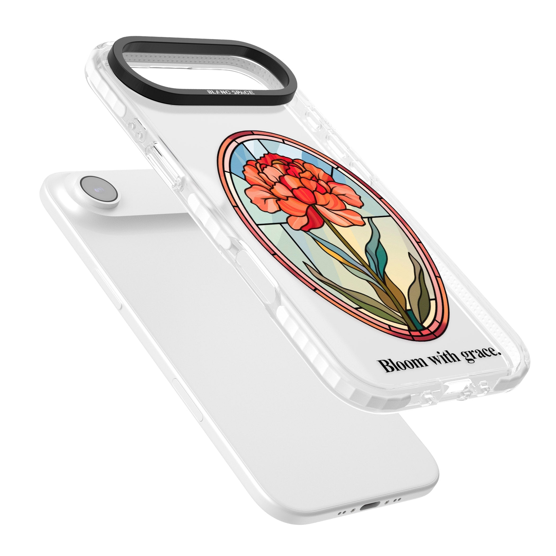 Bloom With Grace iPhone 17 Air Impact Clear Phone Case Colours
