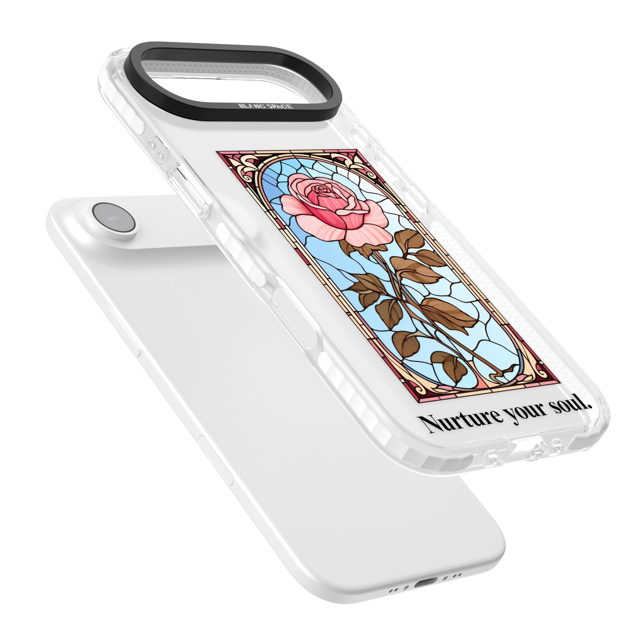 Nurture Your Soul iPhone 17 Air Impact Clear Phone Case Colours