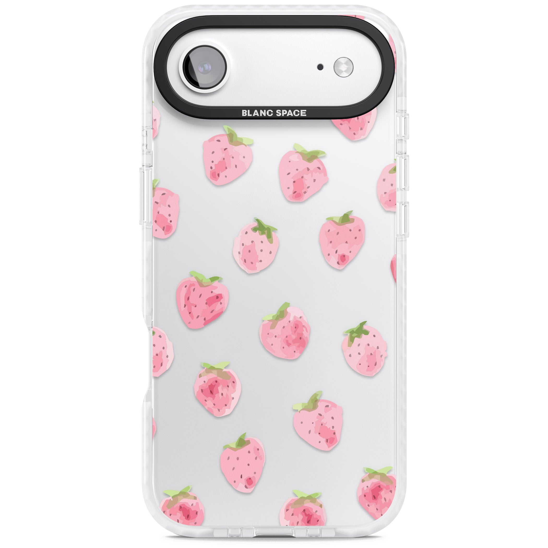 Classic Strawberry iPhone 17 Air Impact Clear Phone Case