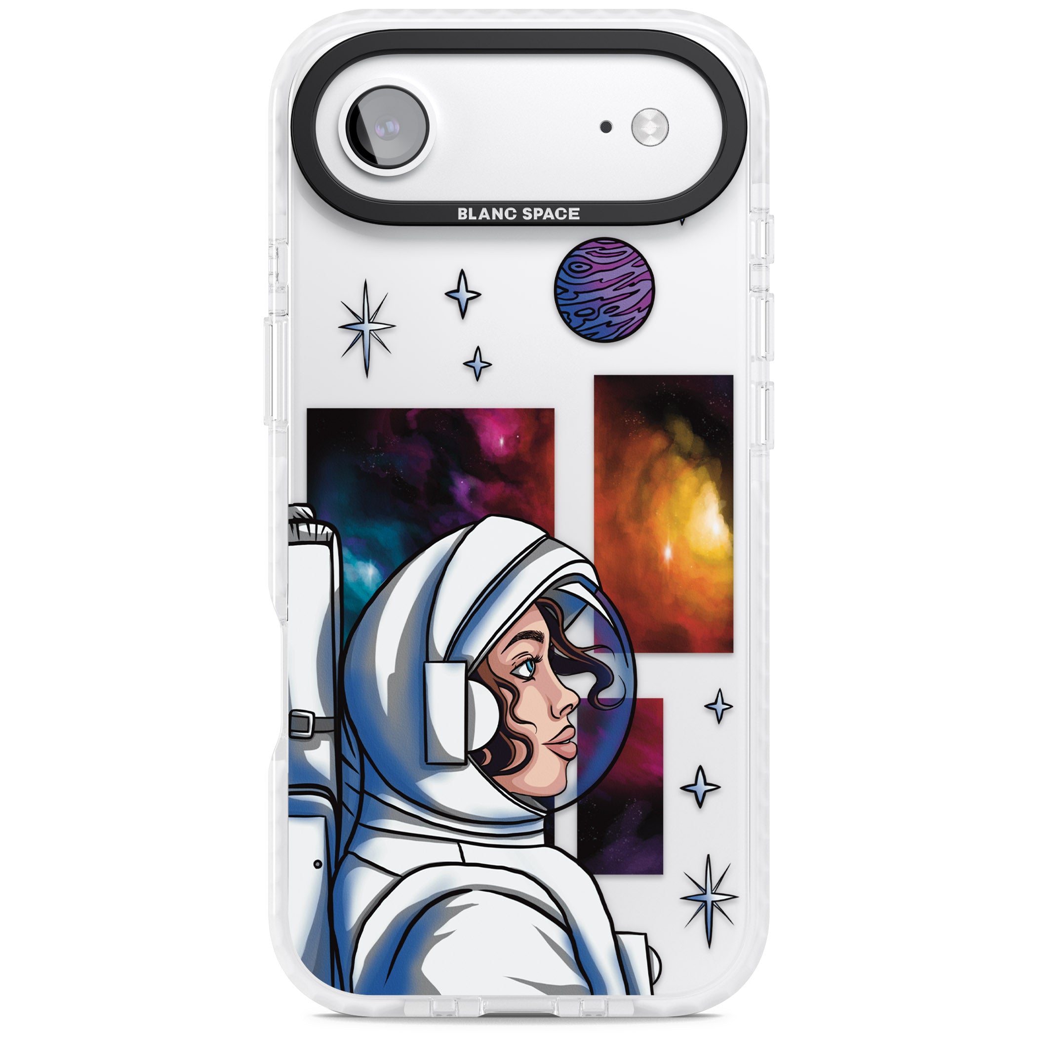Cosmic Ambition iPhone 17 Air Impact Clear Phone Case
