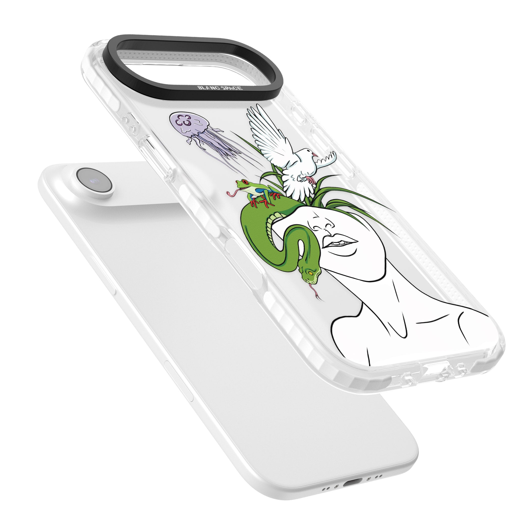 Wild Thoughts iPhone 17 Air Impact Clear Phone Case Colours