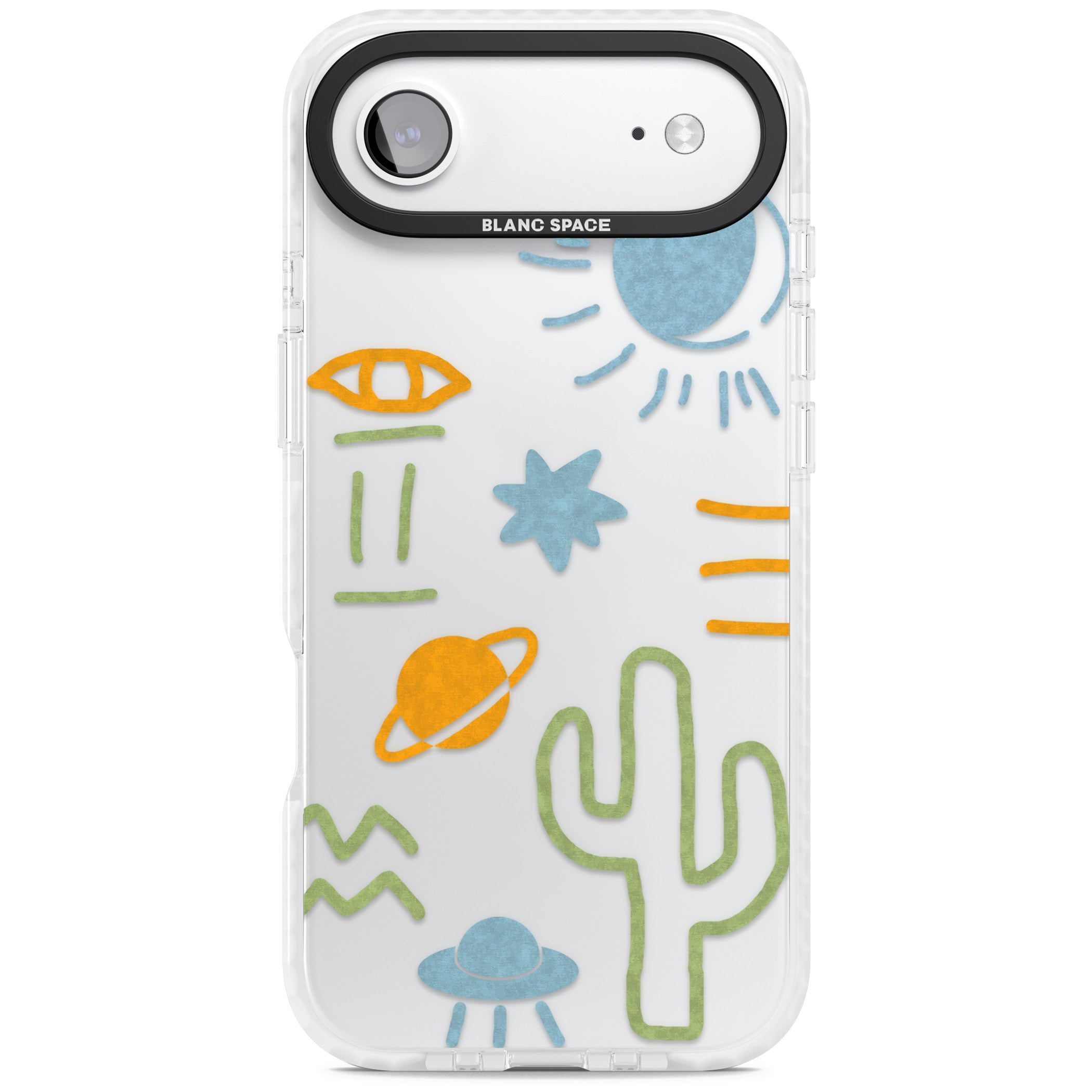 Summer Heat iPhone 17 Air Impact Clear Phone Case