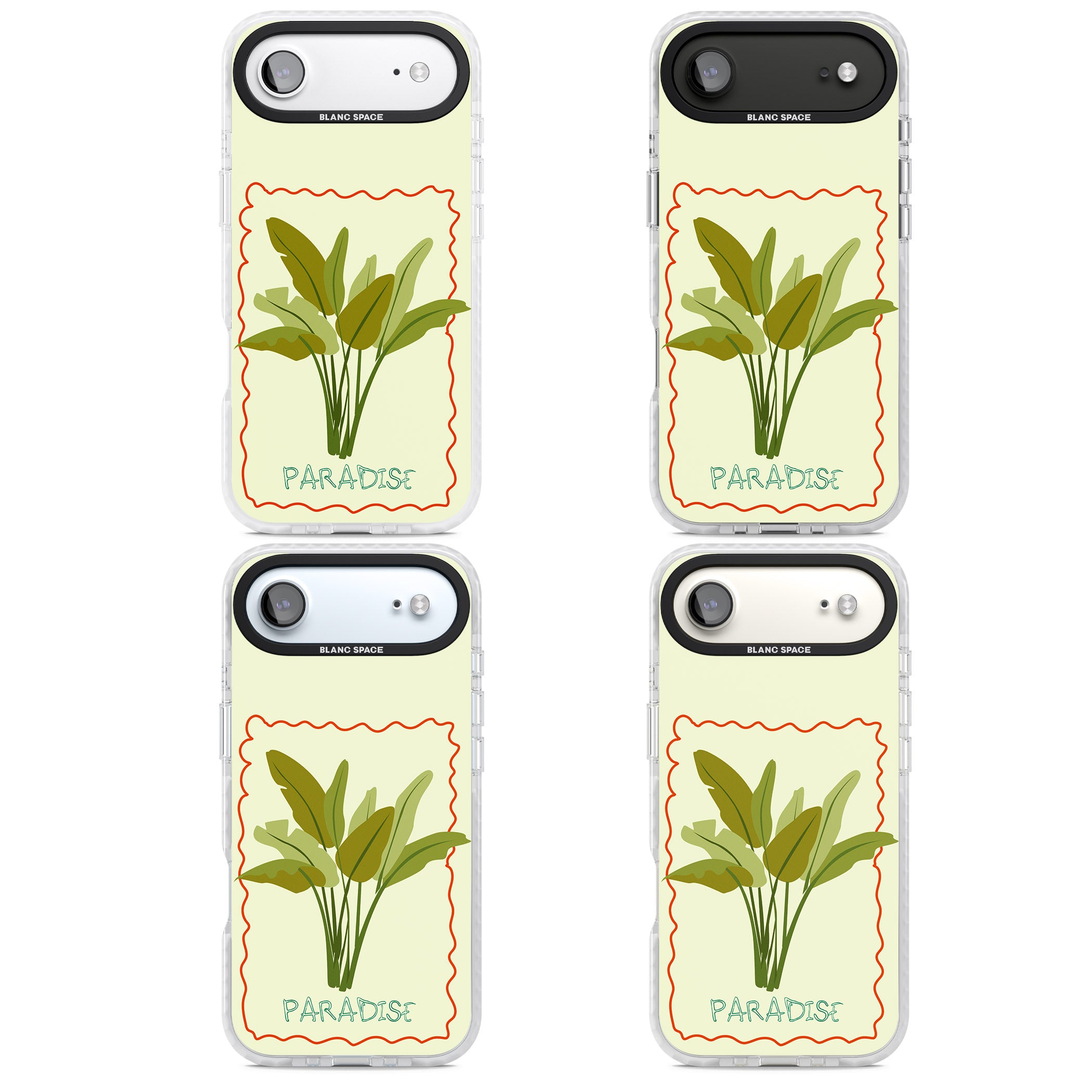 Paradies Plant iPhone 17 Air Impact Clear Phone Case APT Impact Protection