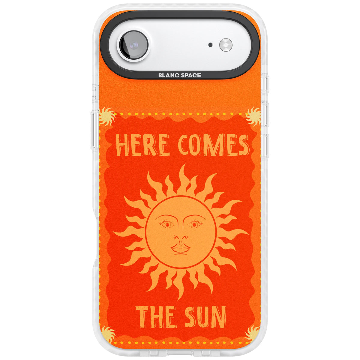 Here Comes The Sun iPhone Air Impact Clear Phone Case front