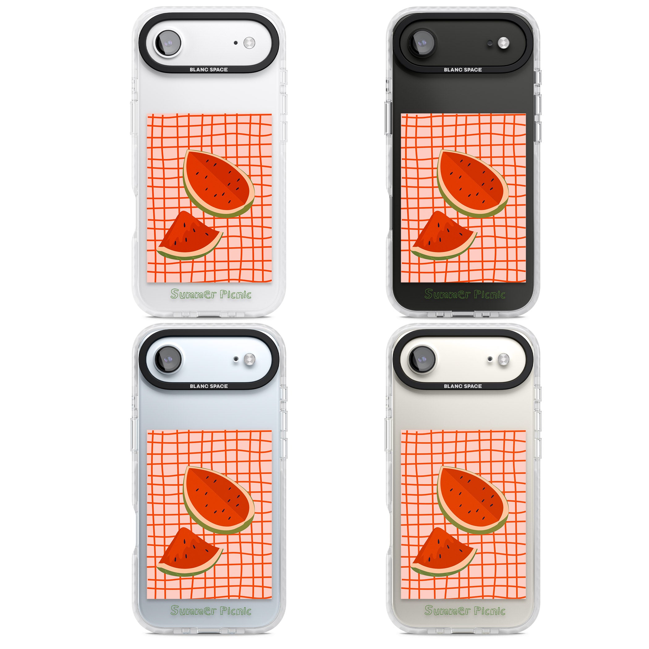 Summer Picnic iPhone 17 Air Impact Clear Phone Case APT Impact Protection