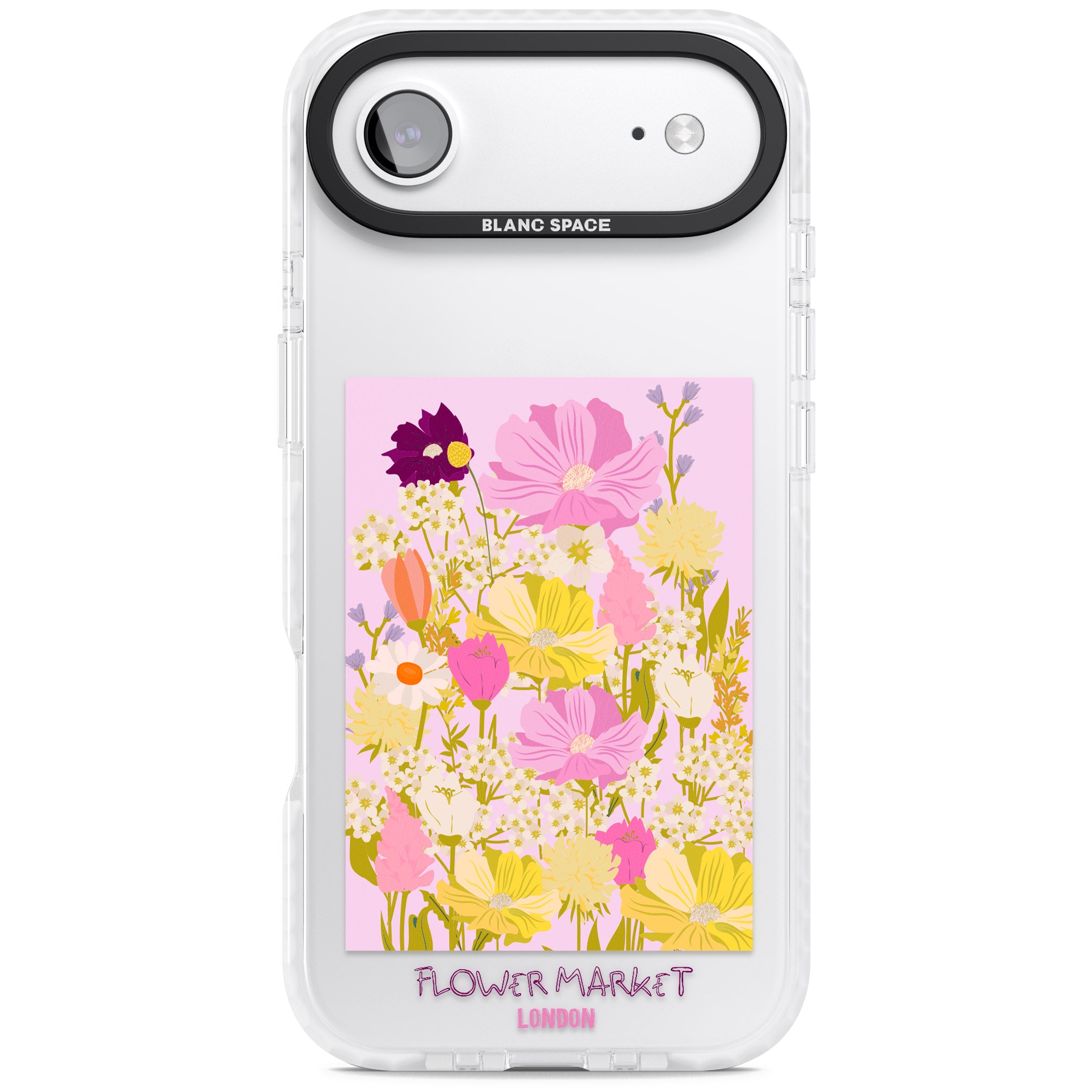 Flower Market iPhone 17 Air Impact Clear Phone Case