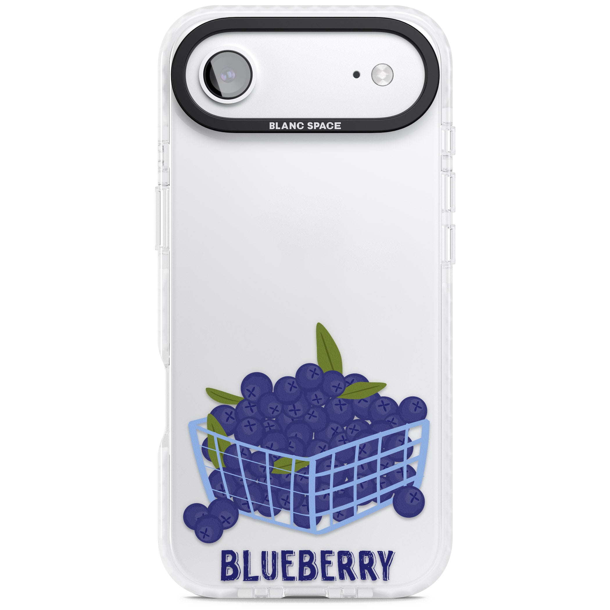 Blueberry Basket iPhone 17 Air Impact Clear Phone Case