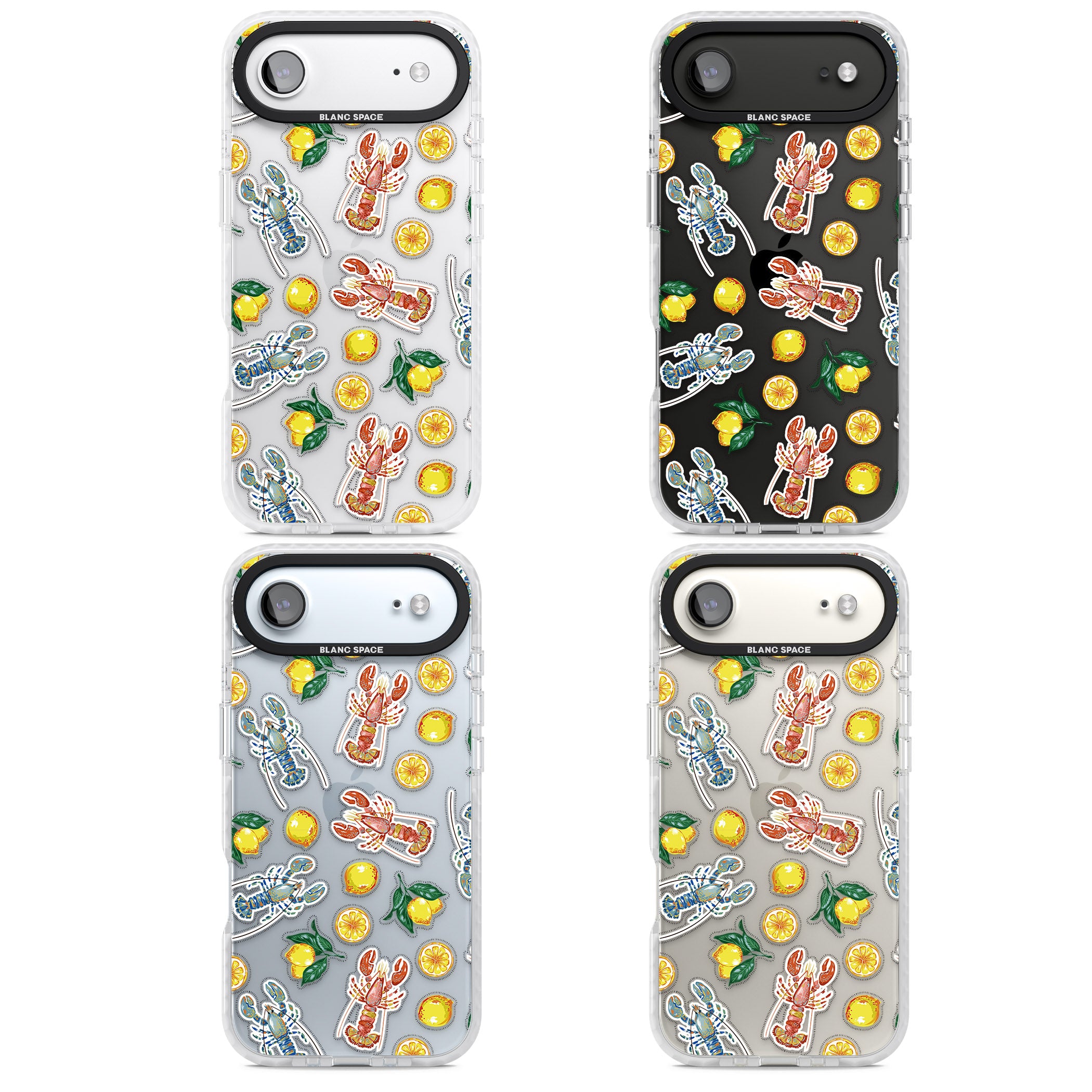 Lemons & Lobsters iPhone 17 Air Impact Clear Phone Case APT Impact Protection