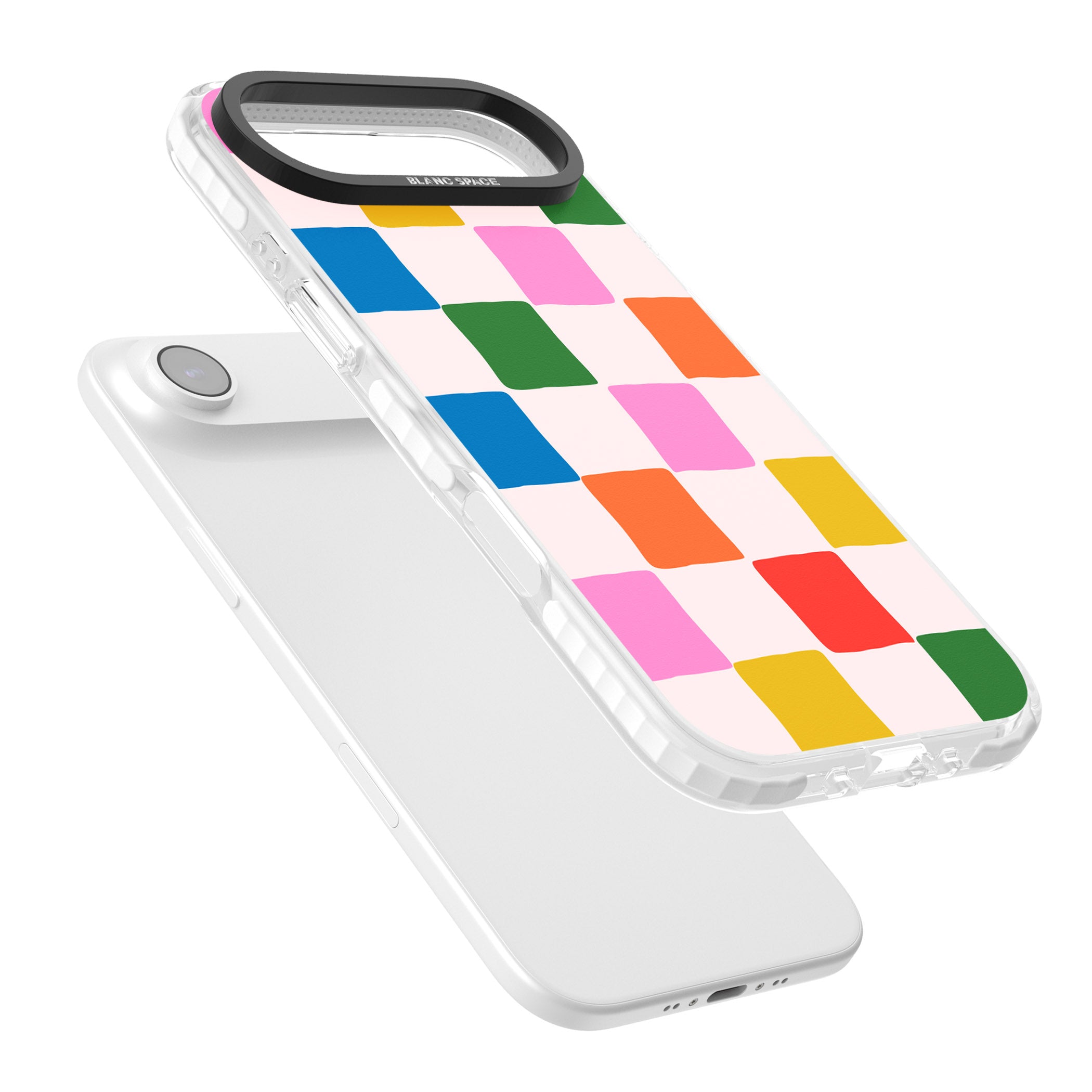 Colour Checked iPhone 17 Air Impact Clear Phone Case Colours