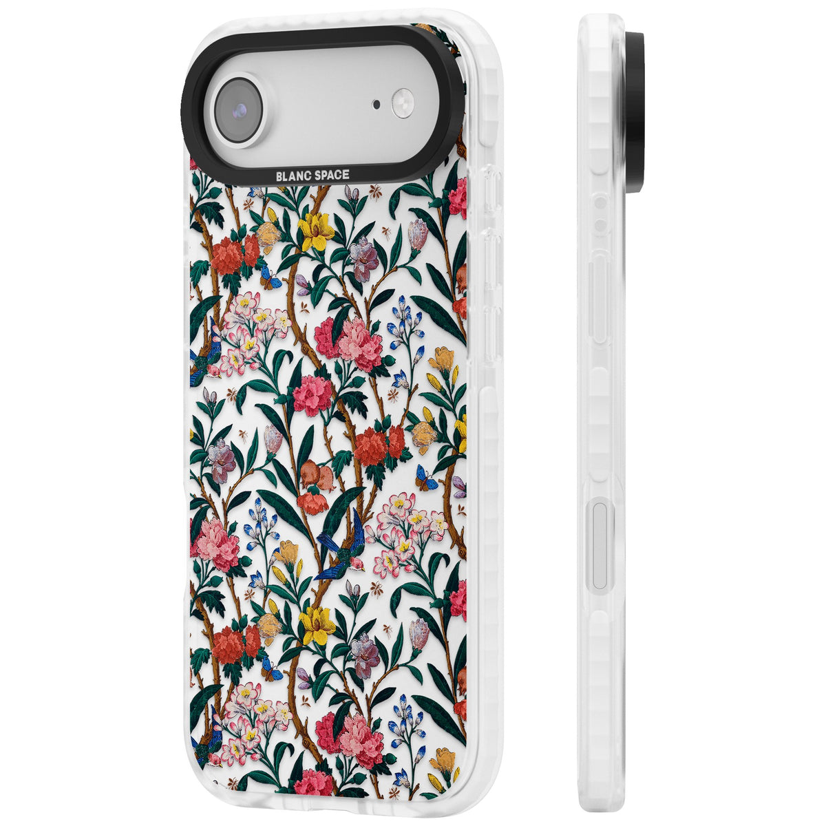 Vines & Flowers iPhone Air Impact Clear Phone Case side