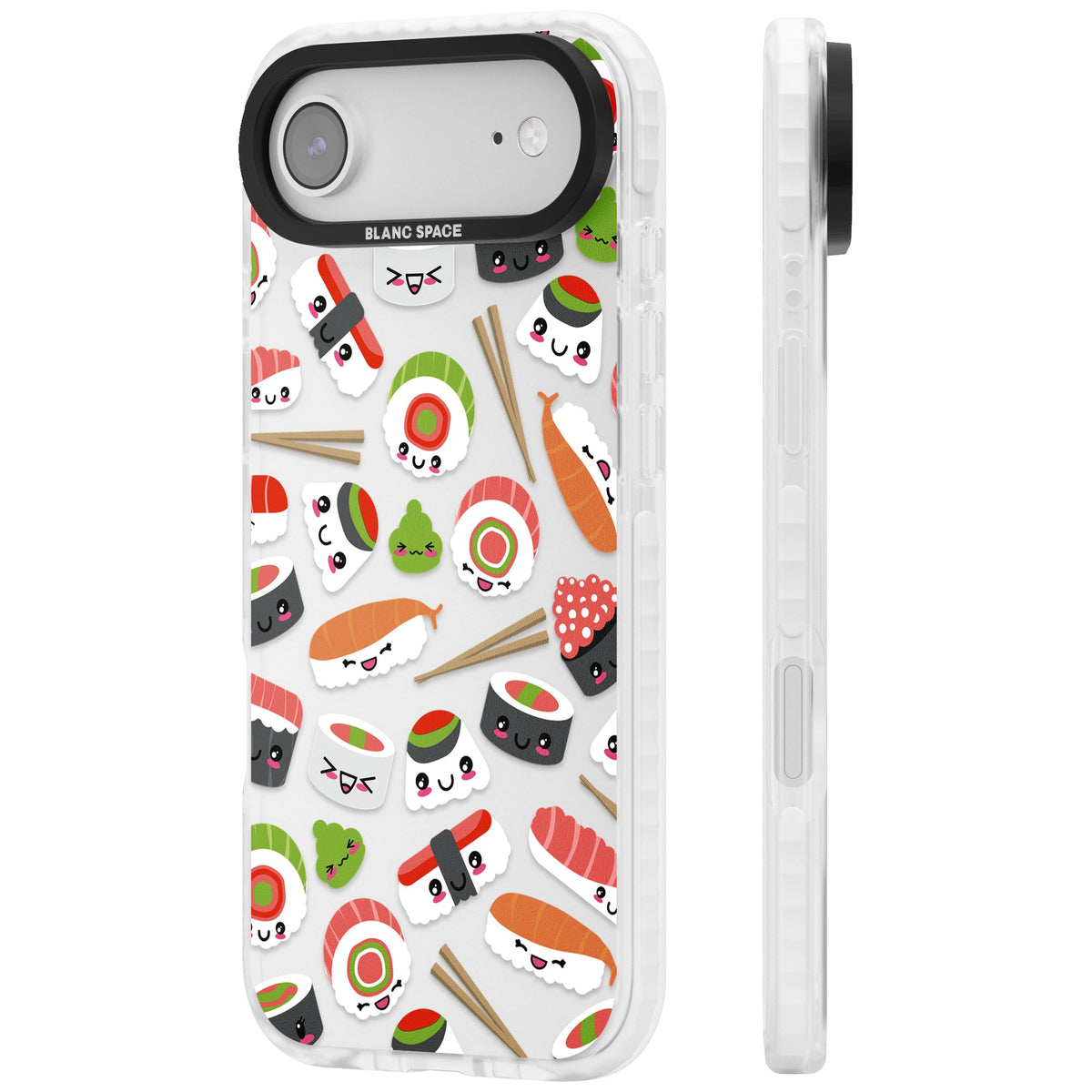 Kawaii Sushi Party iPhone Air Impact Clear Phone Case side