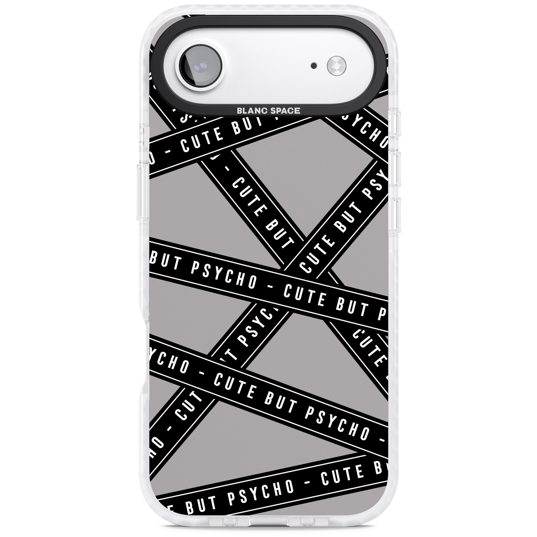 Cute But Psycho iPhone 17 Air Impact Clear Phone Case