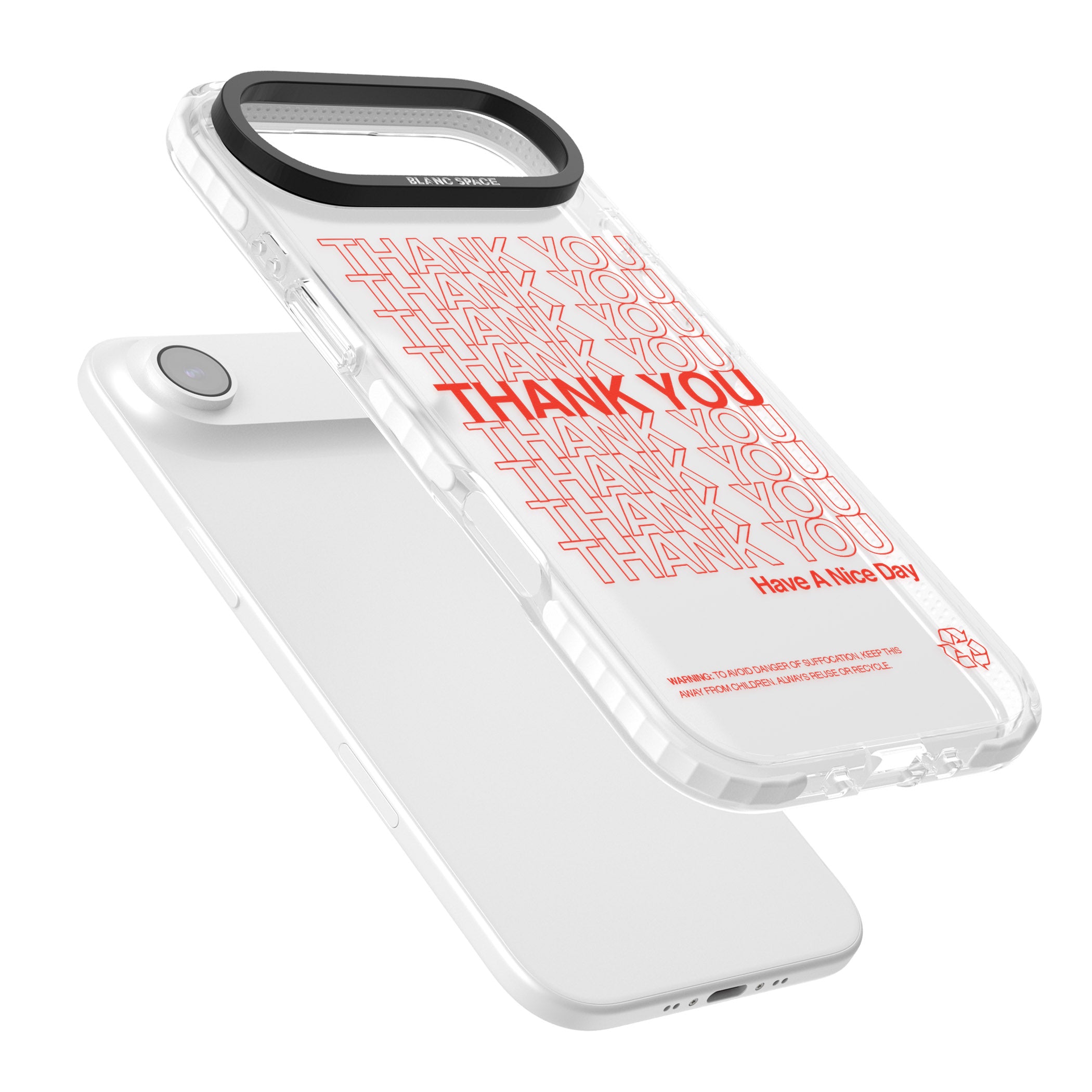 Thank You Have A Nice Day iPhone 17 Air Impact Clear Phone Case Colours