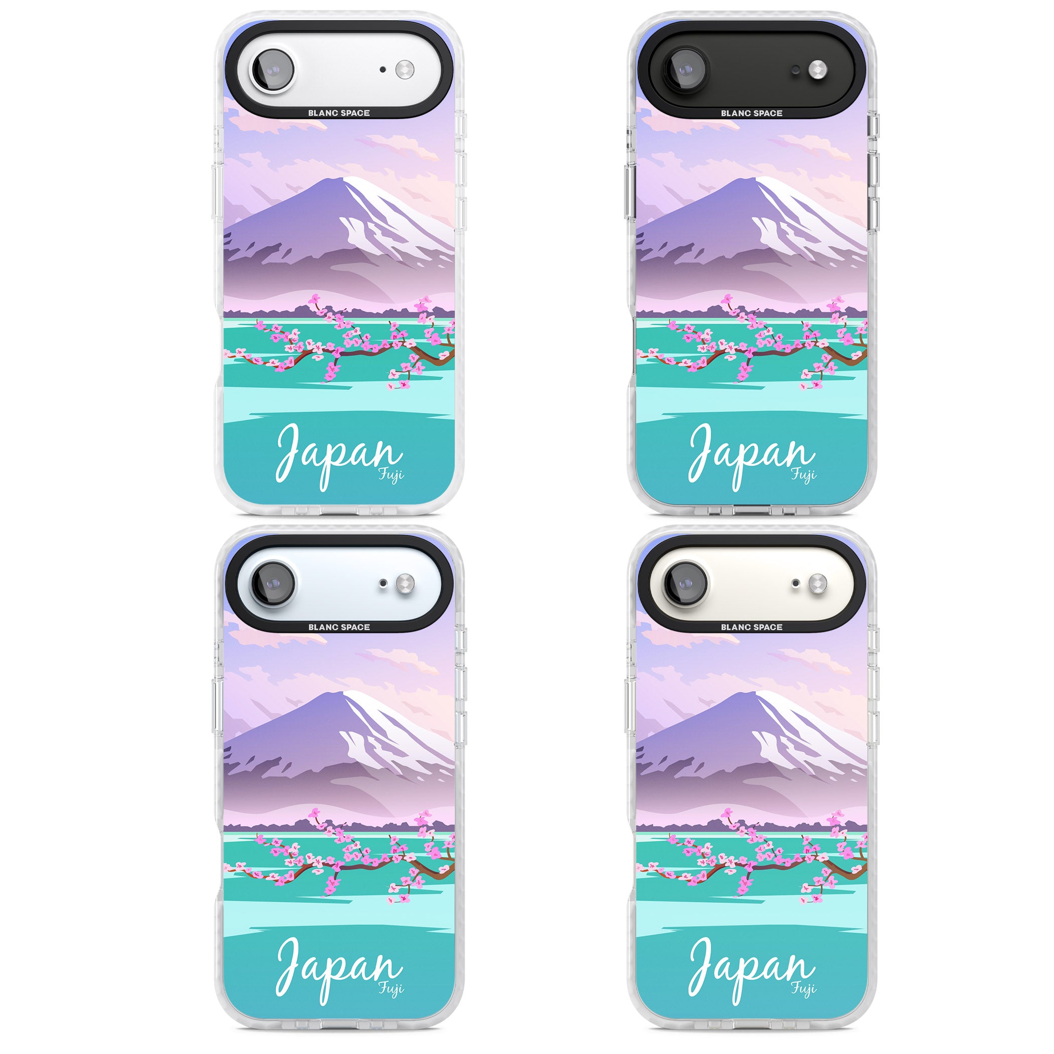 Vintage Travel Poster Japan iPhone 17 Air Impact Clear Phone Case APT Impact Protection