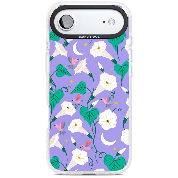 White Tulips on Purple