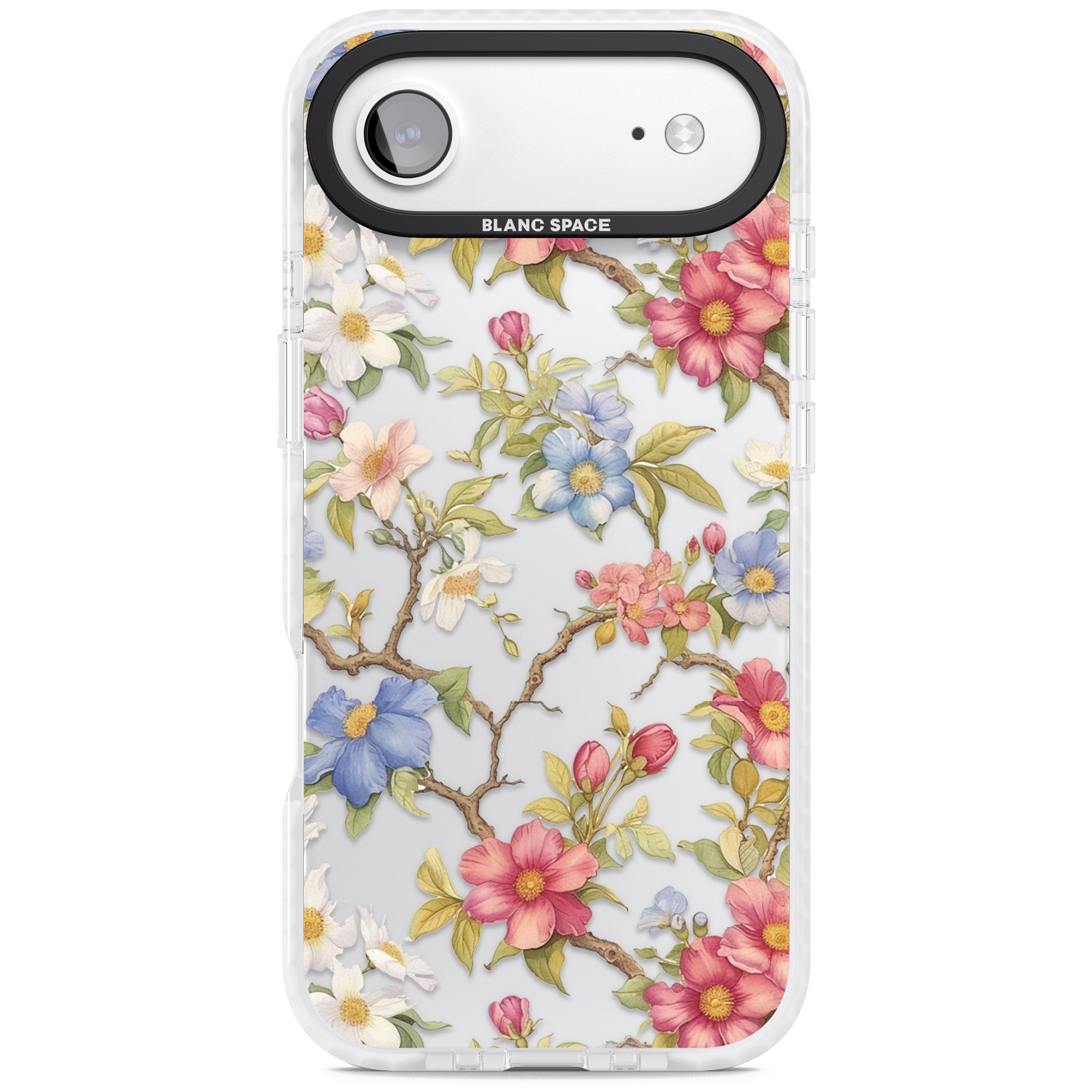 Vintage Vines & Flowers iPhone 17 Air Impact Clear Phone Case