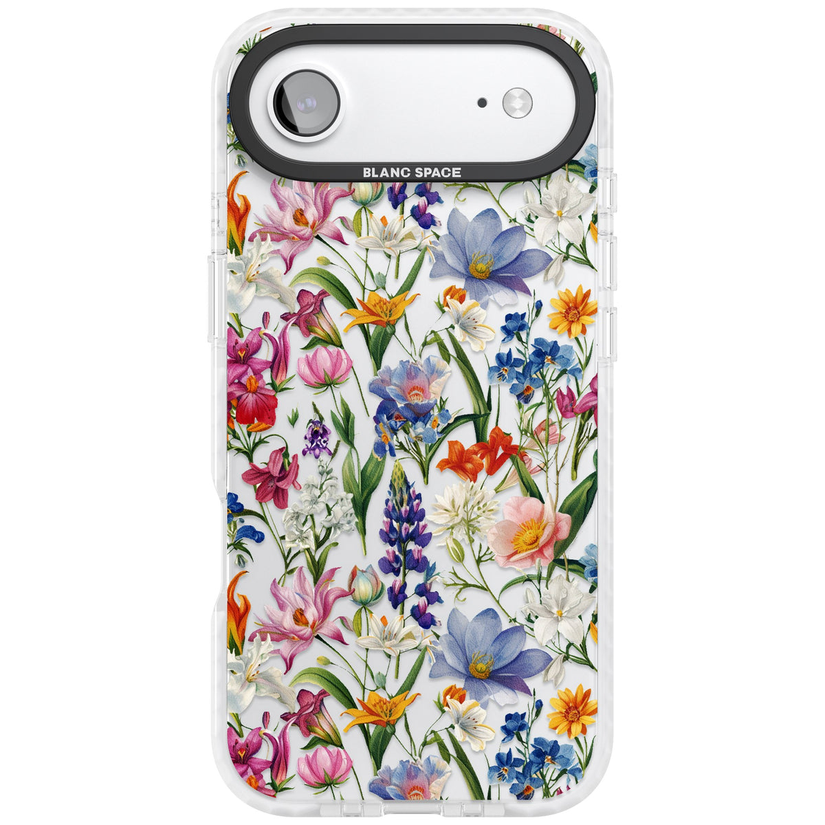 Vintage Wildflowers iPhone Air Impact Clear Phone Case front