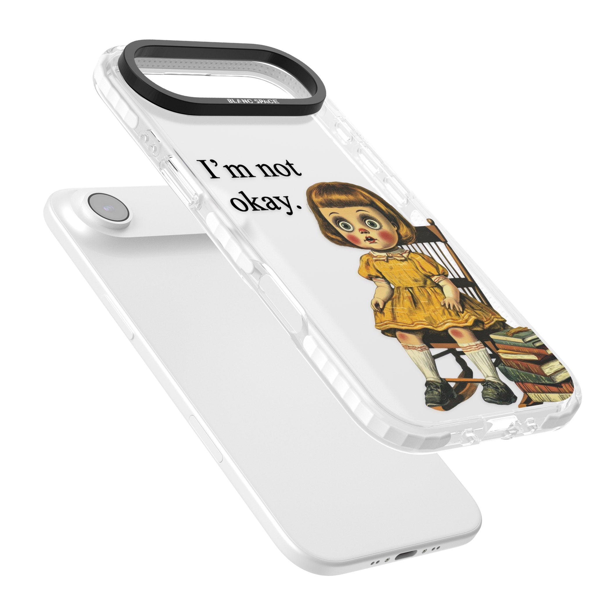 Im Not Okay iPhone 17 Air Impact Clear Phone Case Colours